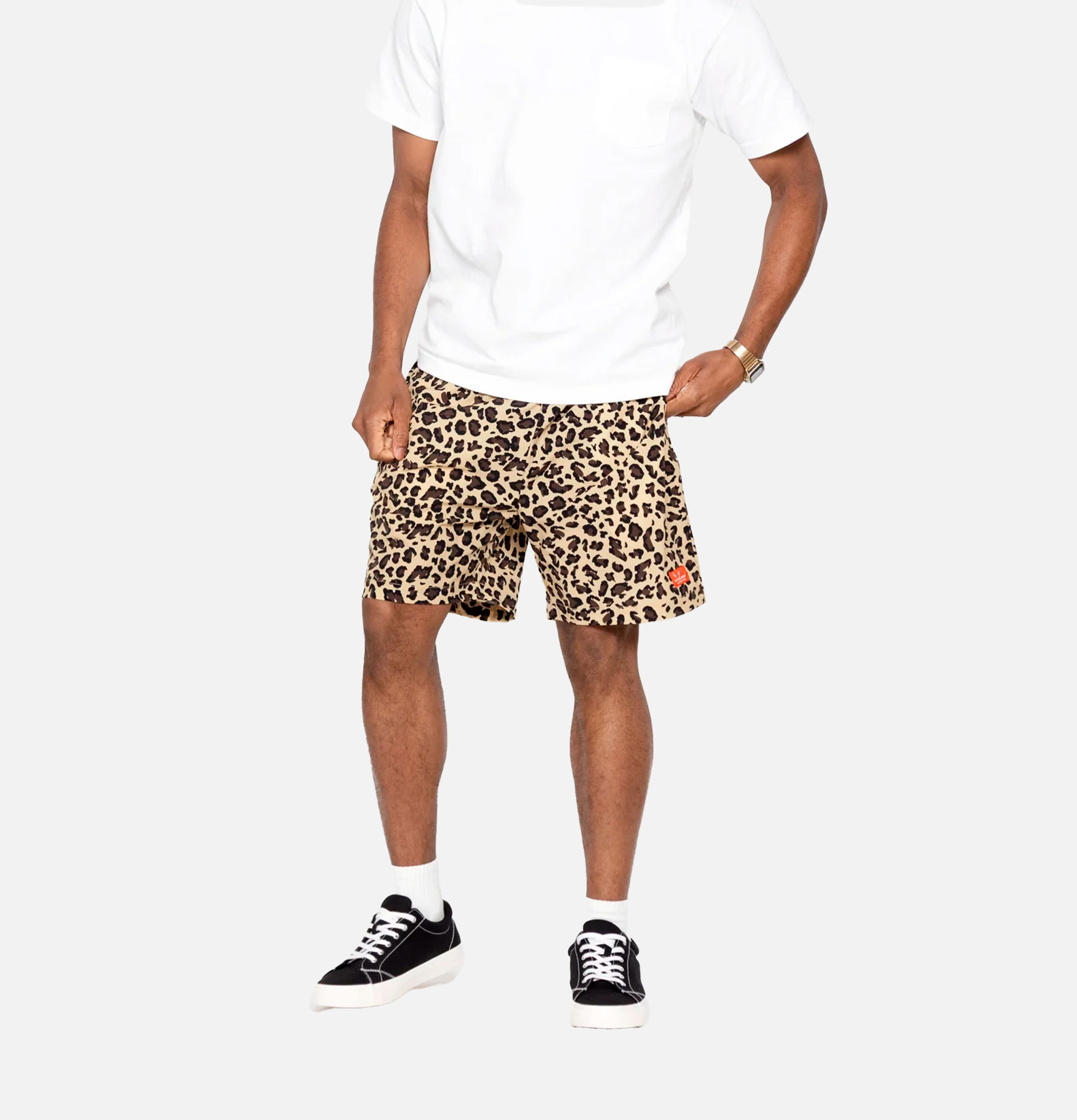 Cookman Chef Short Light Leopard