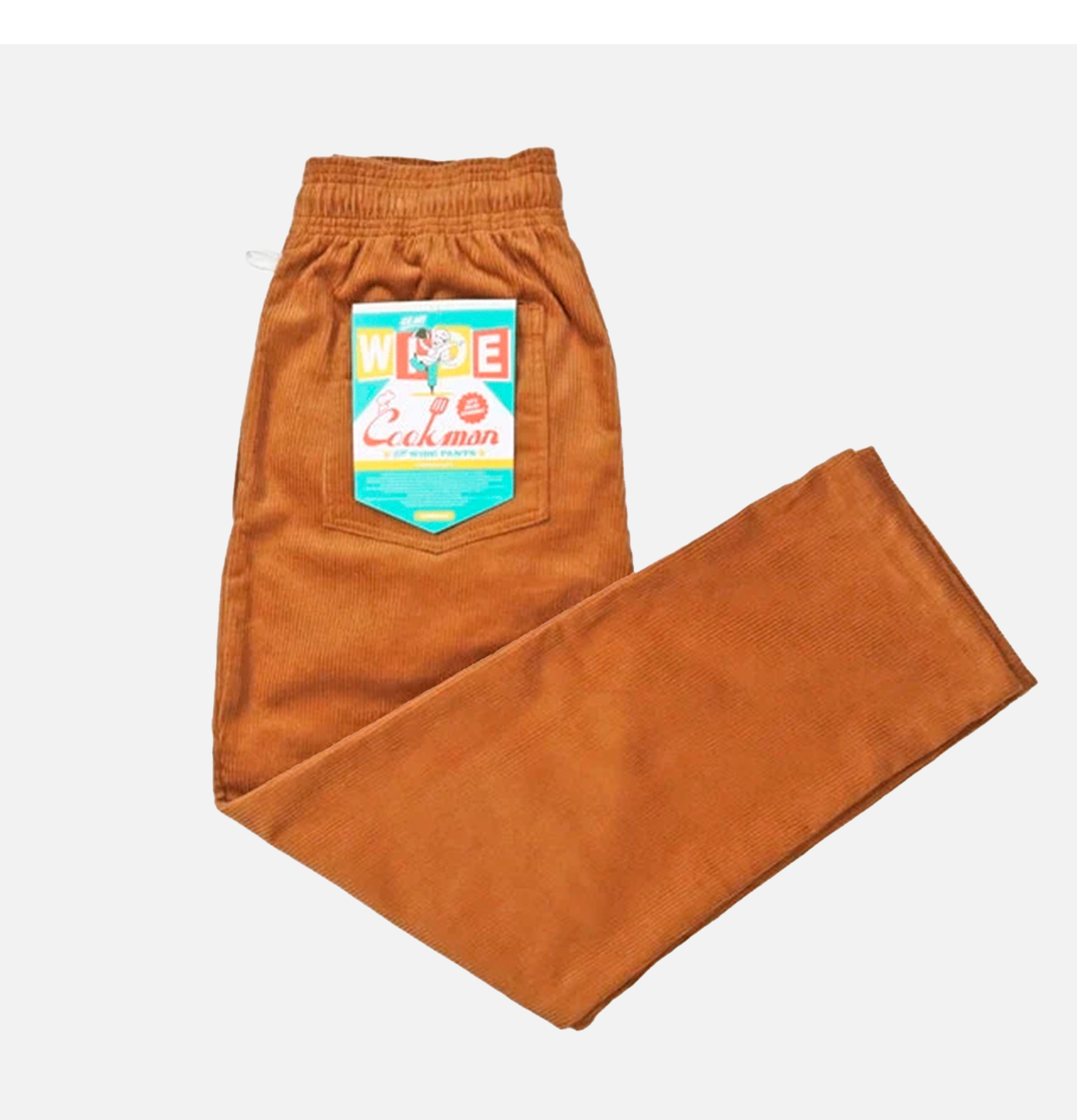 Work Pant Cookman Semiwide Corduroy Brown