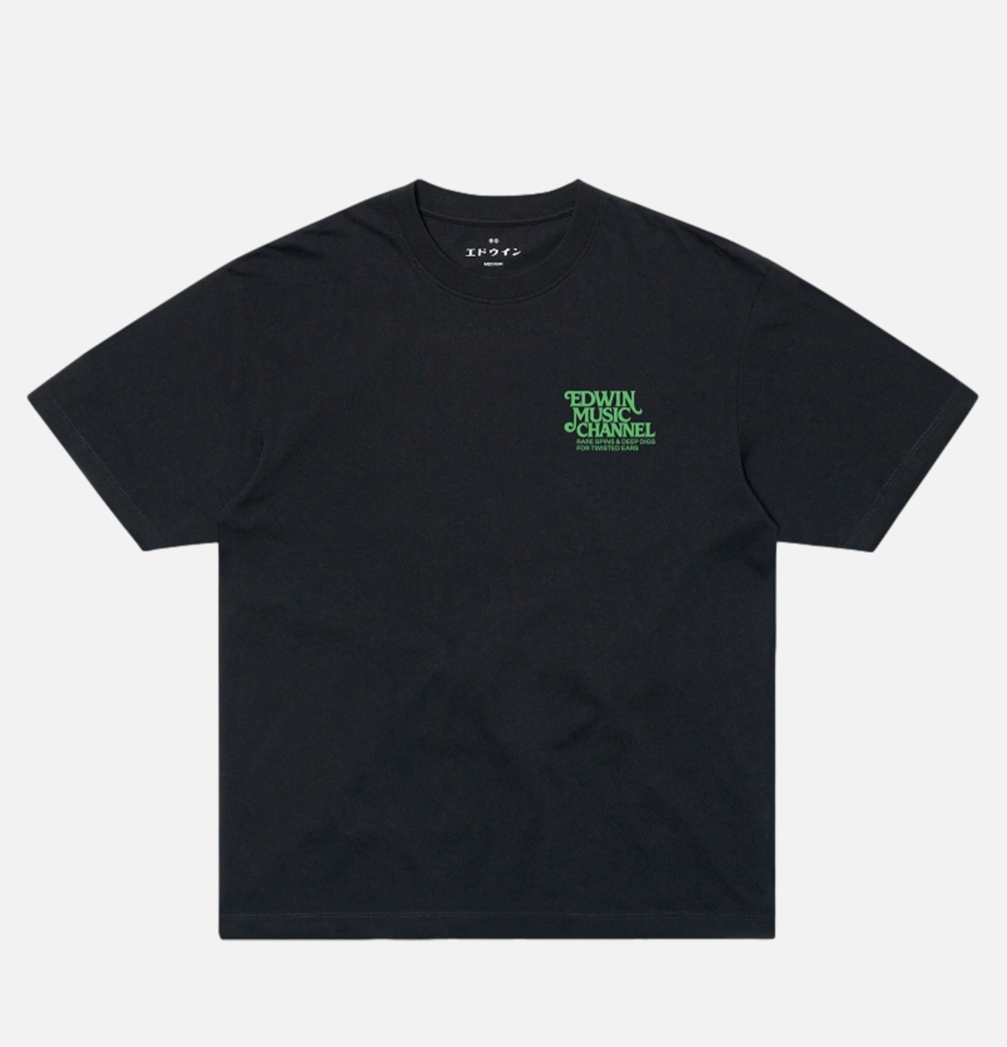 Edwin Rare Spins Tee Black