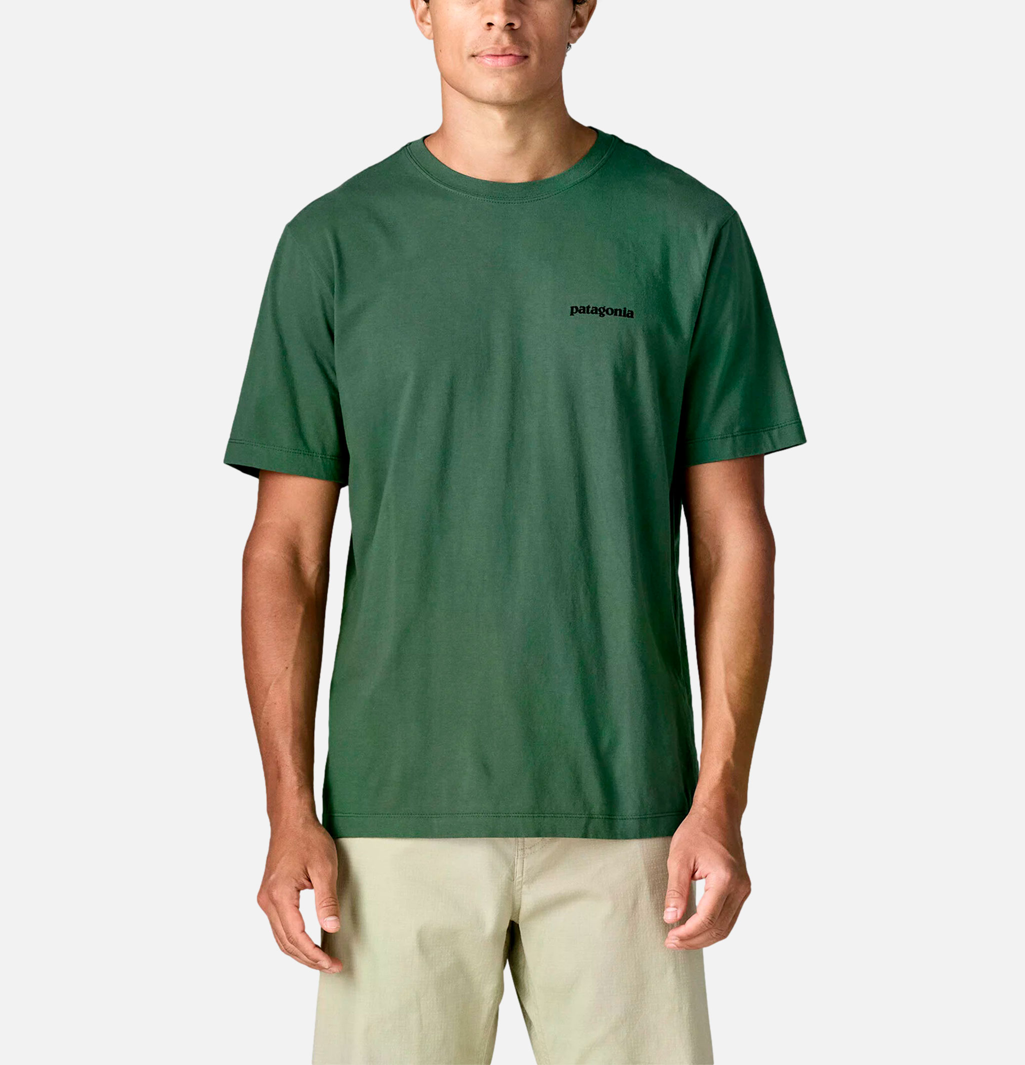 Patagonia P6 Logo T-shirt Canopy Green