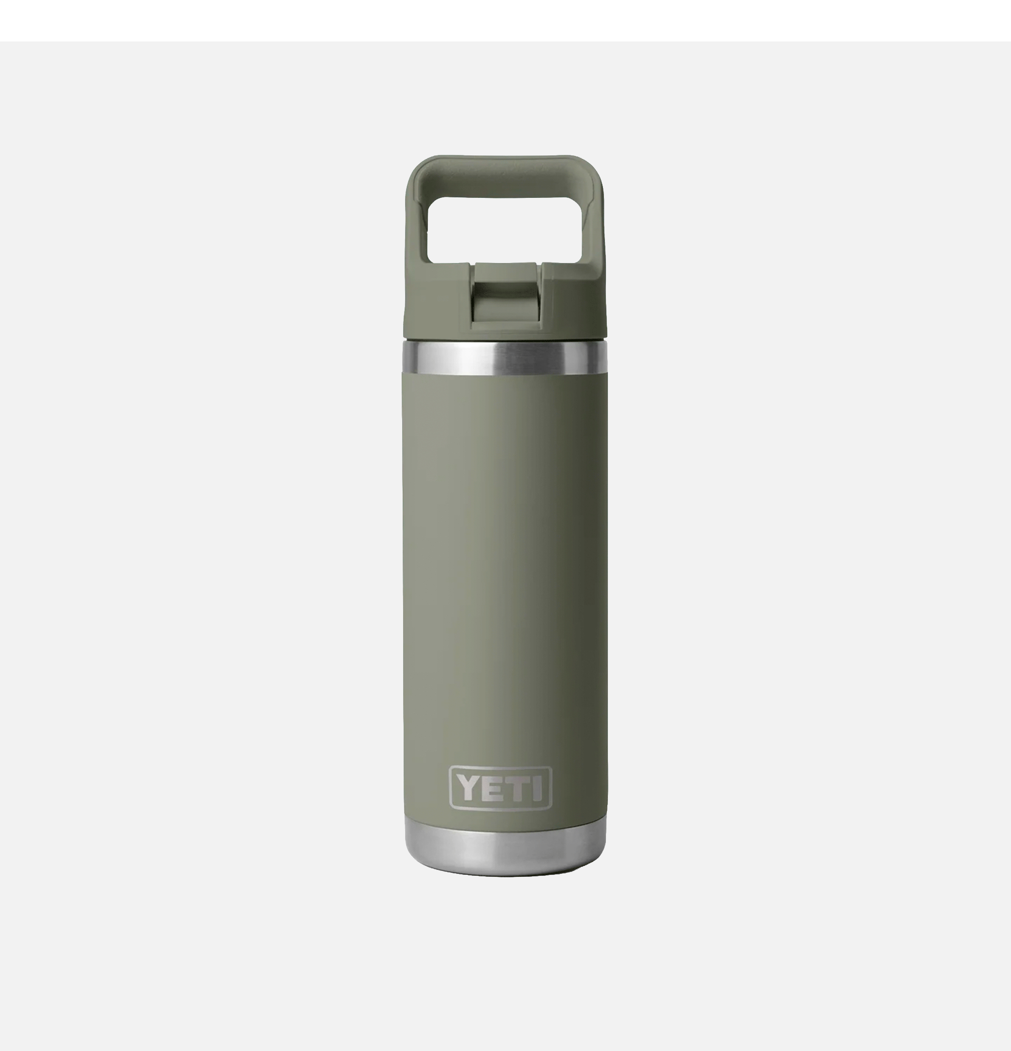 YETI Straw Rambler® 18 oz Water Bottle Pampa Green