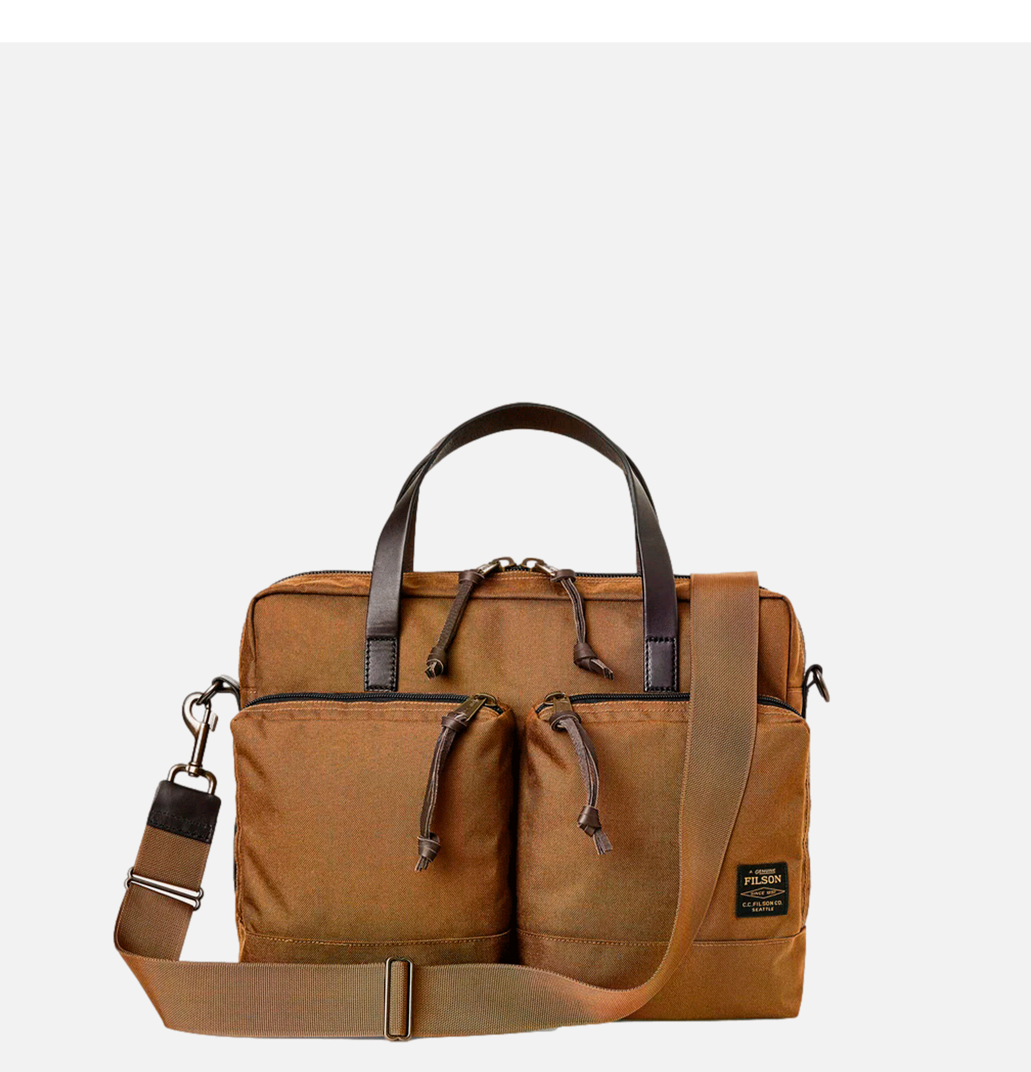 Filson Dryden Briefcase Whiskey