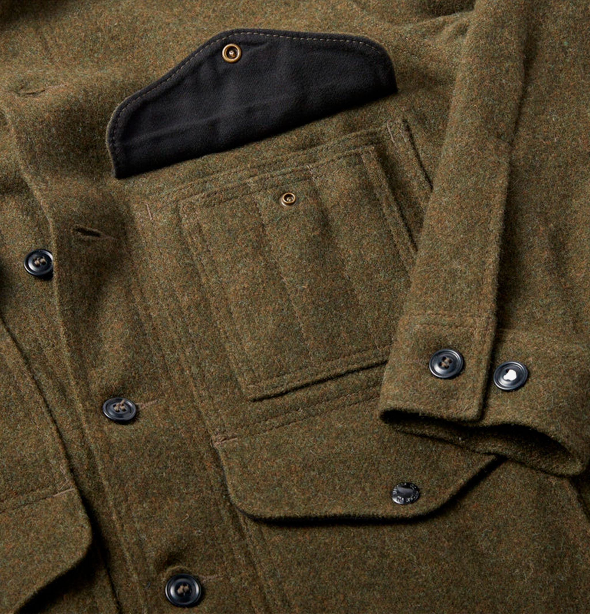 Filson Mackinaw Jacket in Forrest Green