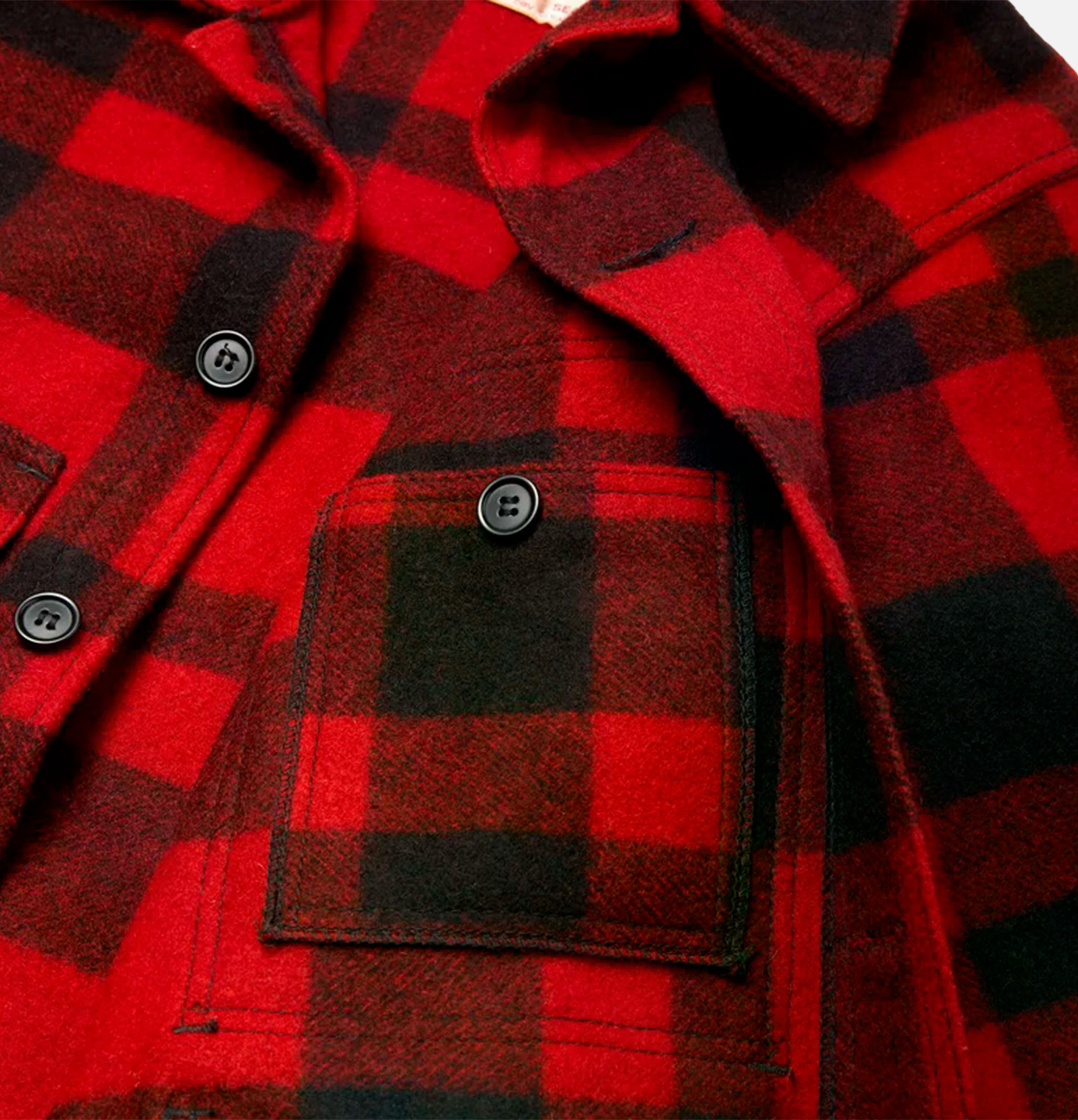 Filson Mackinaw Cruiser Red Black
