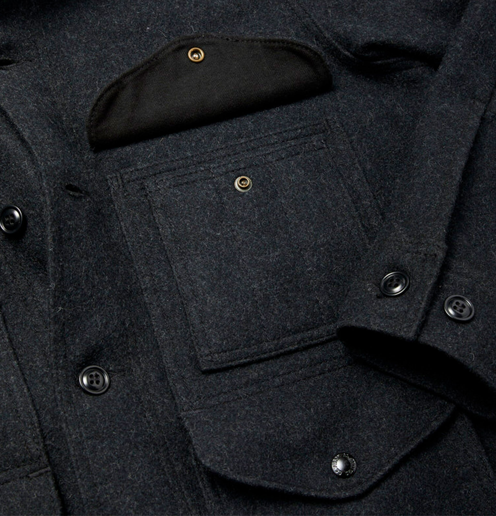 Filson Veste Mackinaw Charcoal