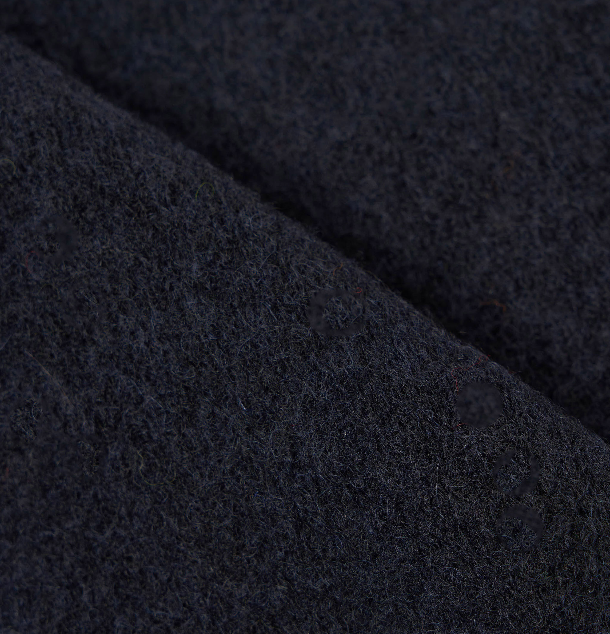 Universal Works Zip Waistcoat Wool Navy