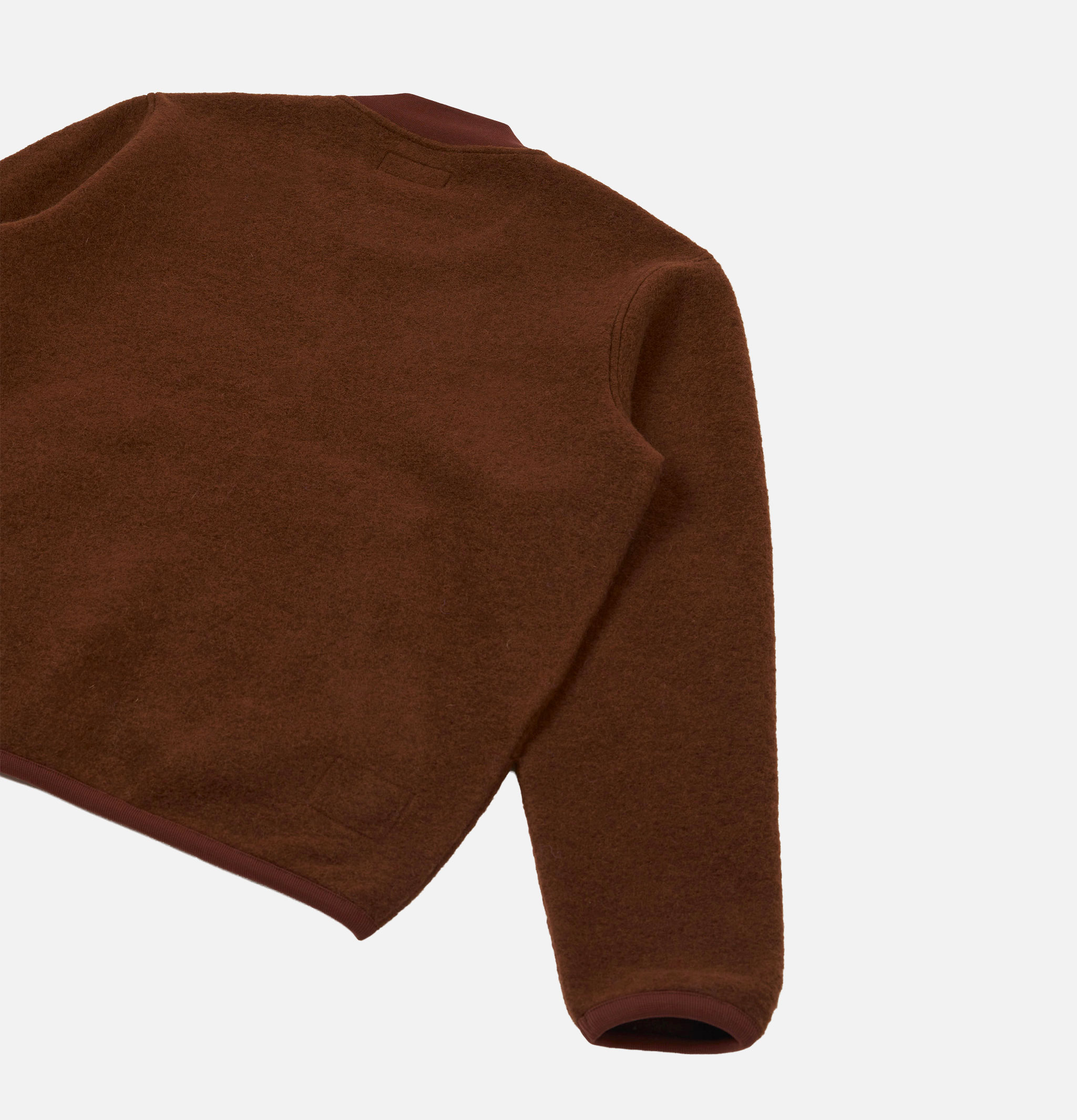 Universal Works Zip Bomber Wool Cacao