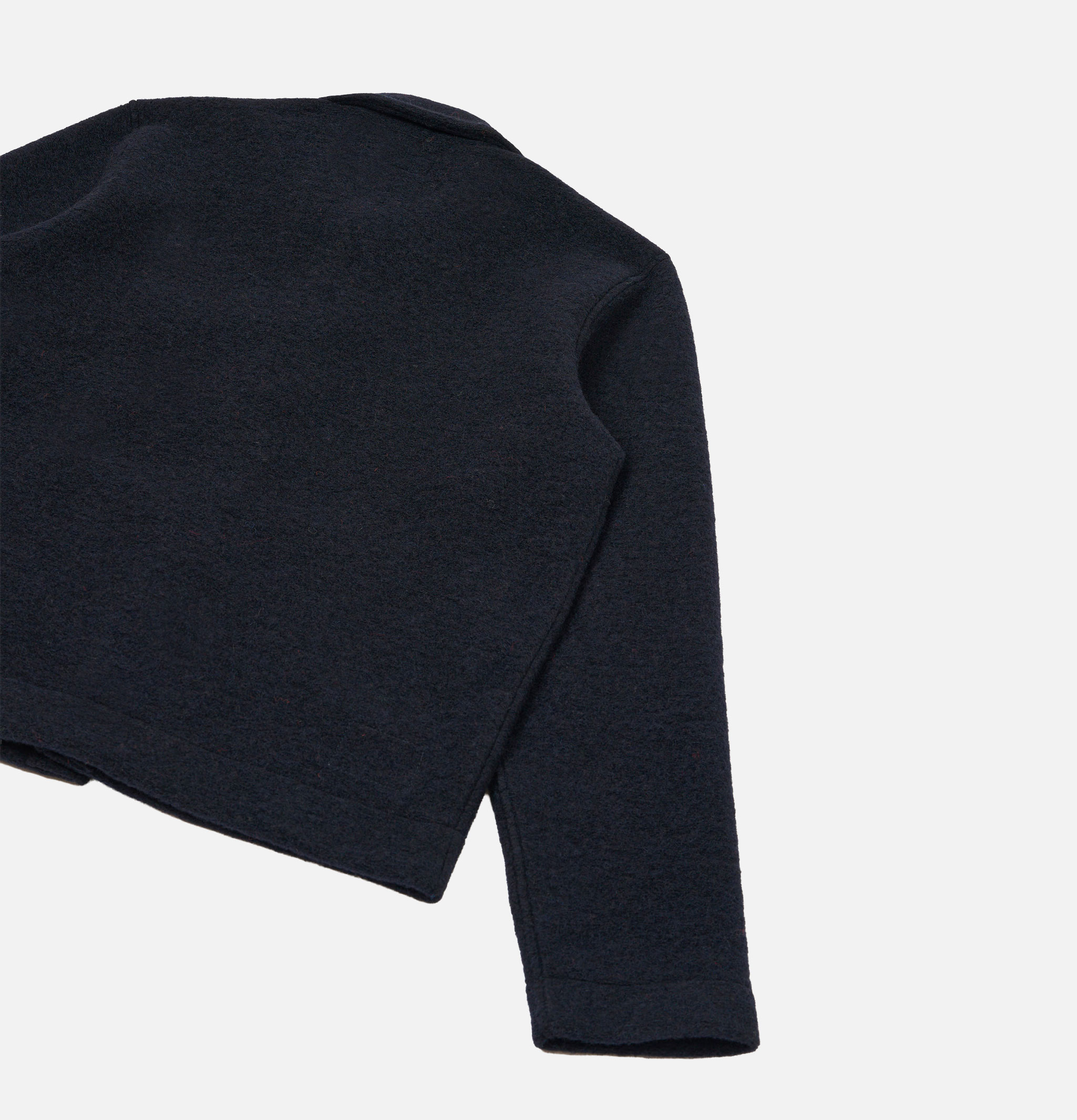 Universal Works Veste Uniform Laine Navy