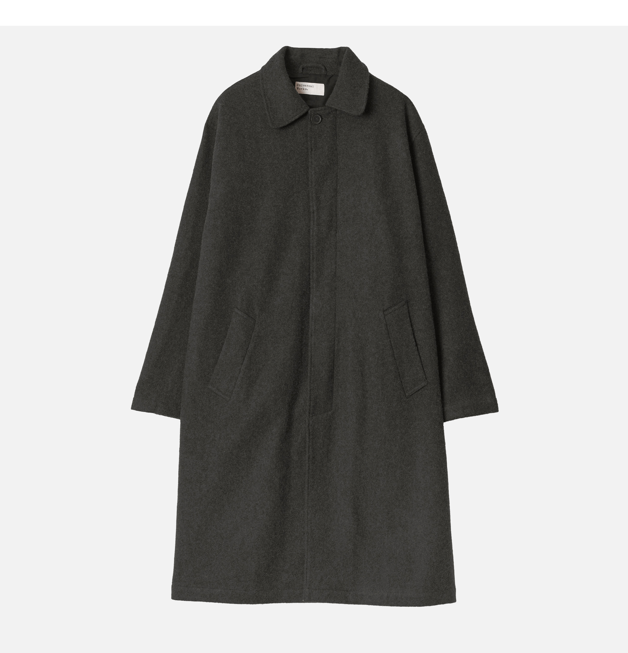Universal Works Manteau Mowbray Mac Grey Marl