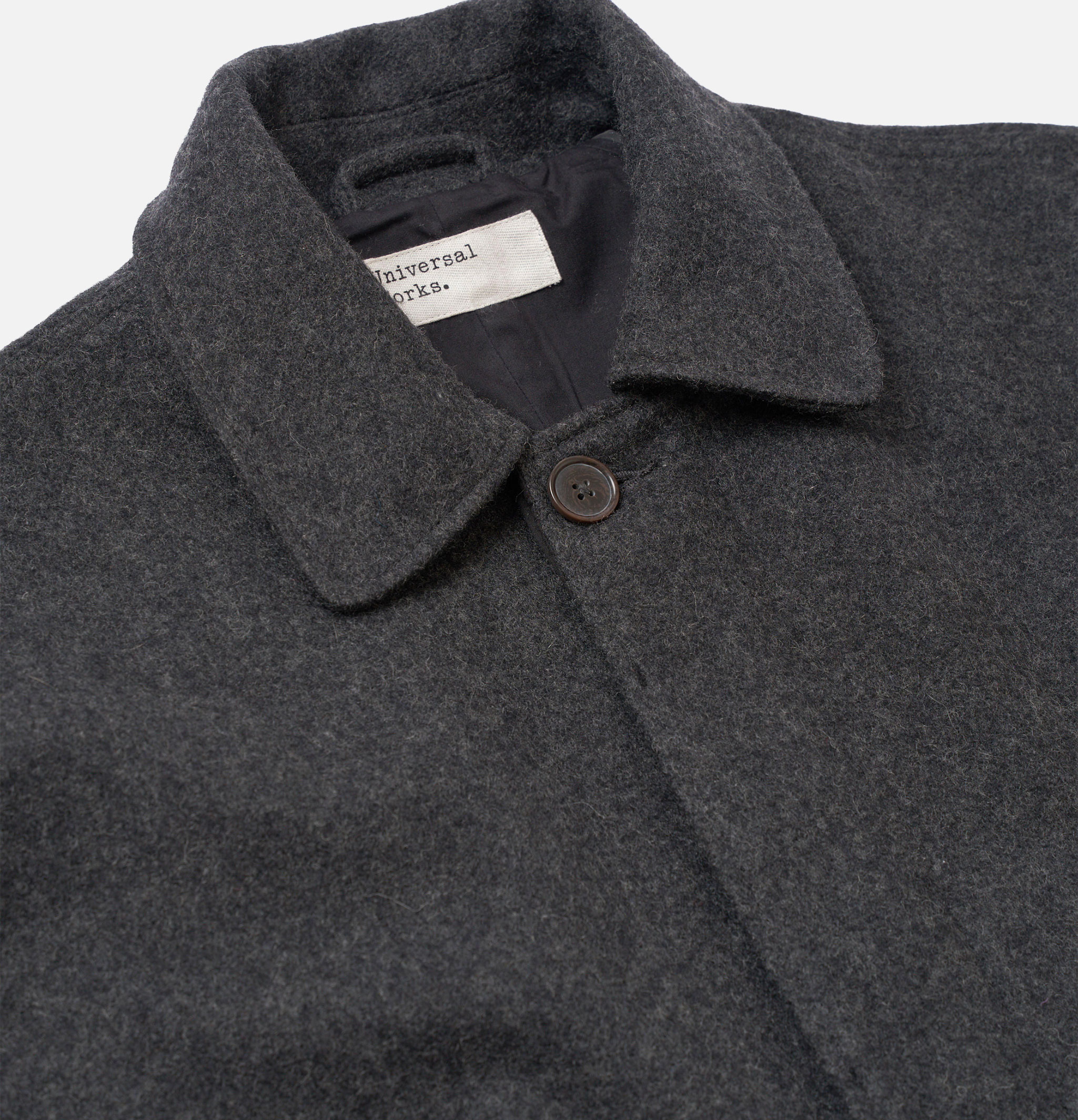 Universal Works Manteau Mowbray Mac Grey Marl