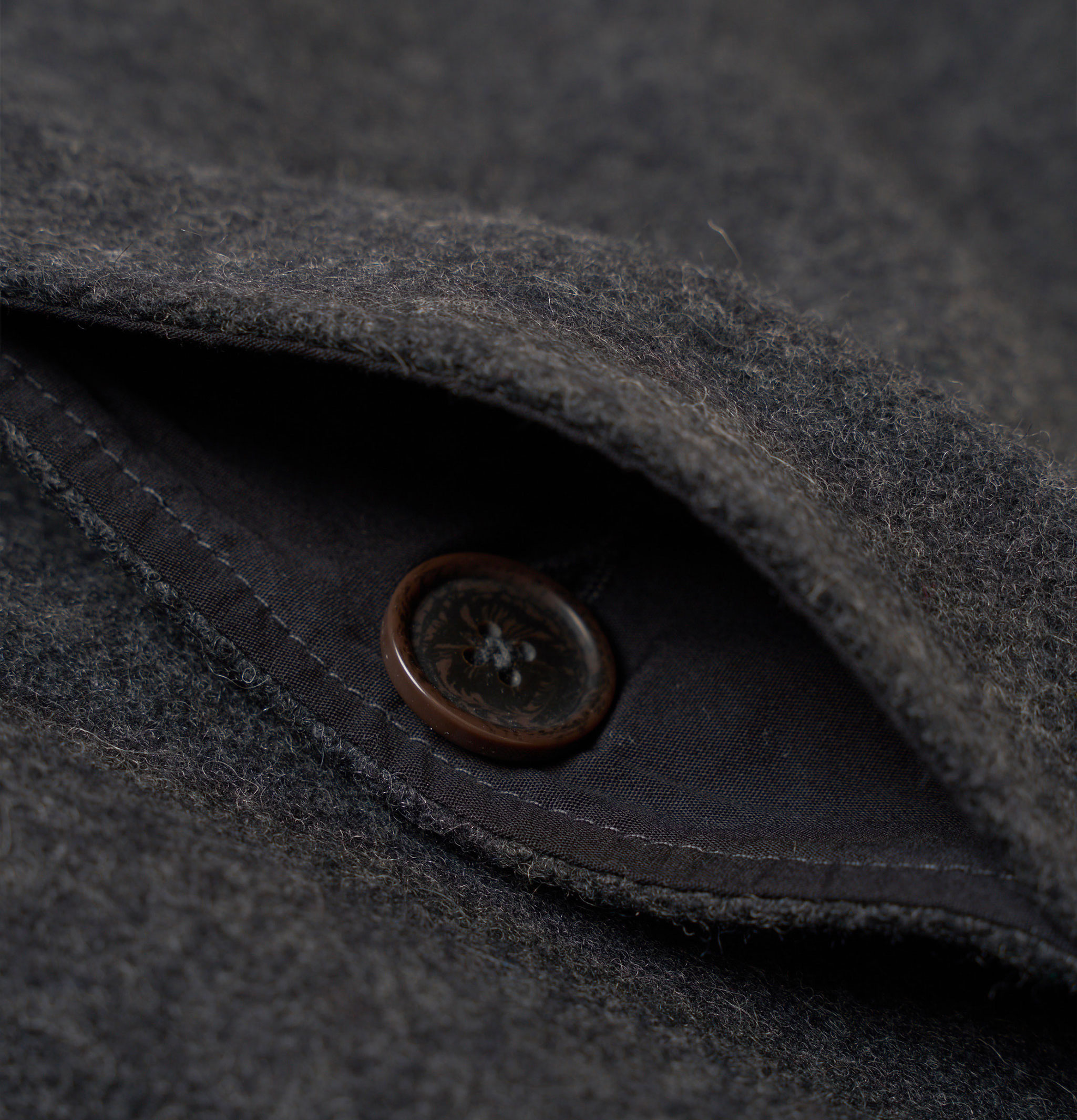Universal Works Manteau Mowbray Mac Grey Marl