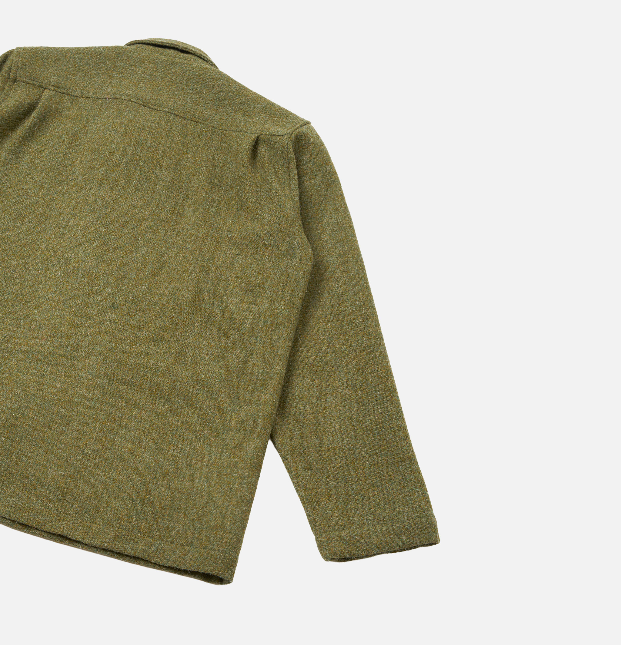 Universal Works Veste Easy Harris Tweed Olive