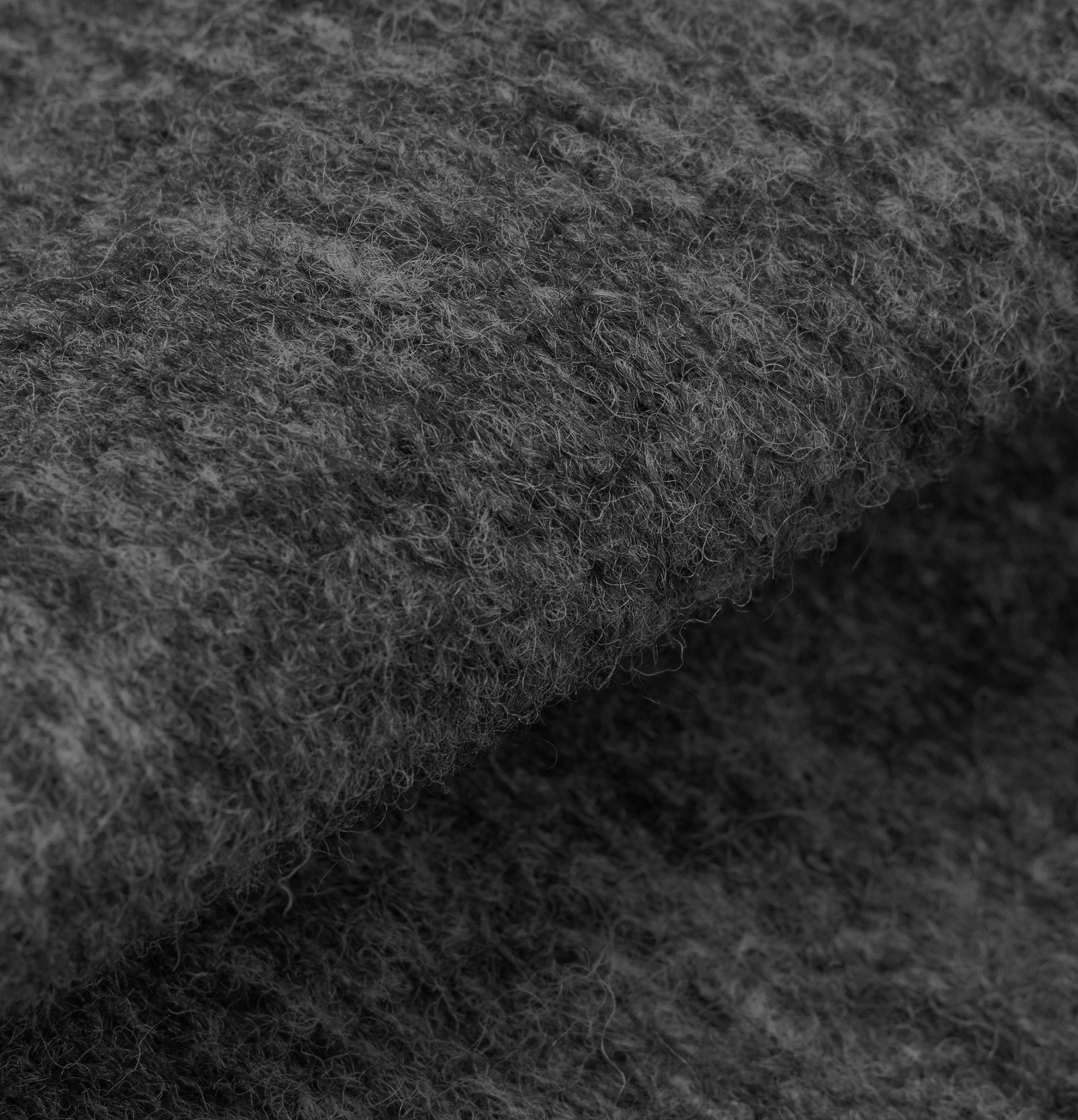 Universal Works Advance Cardigan Wool Mix Grey Marl