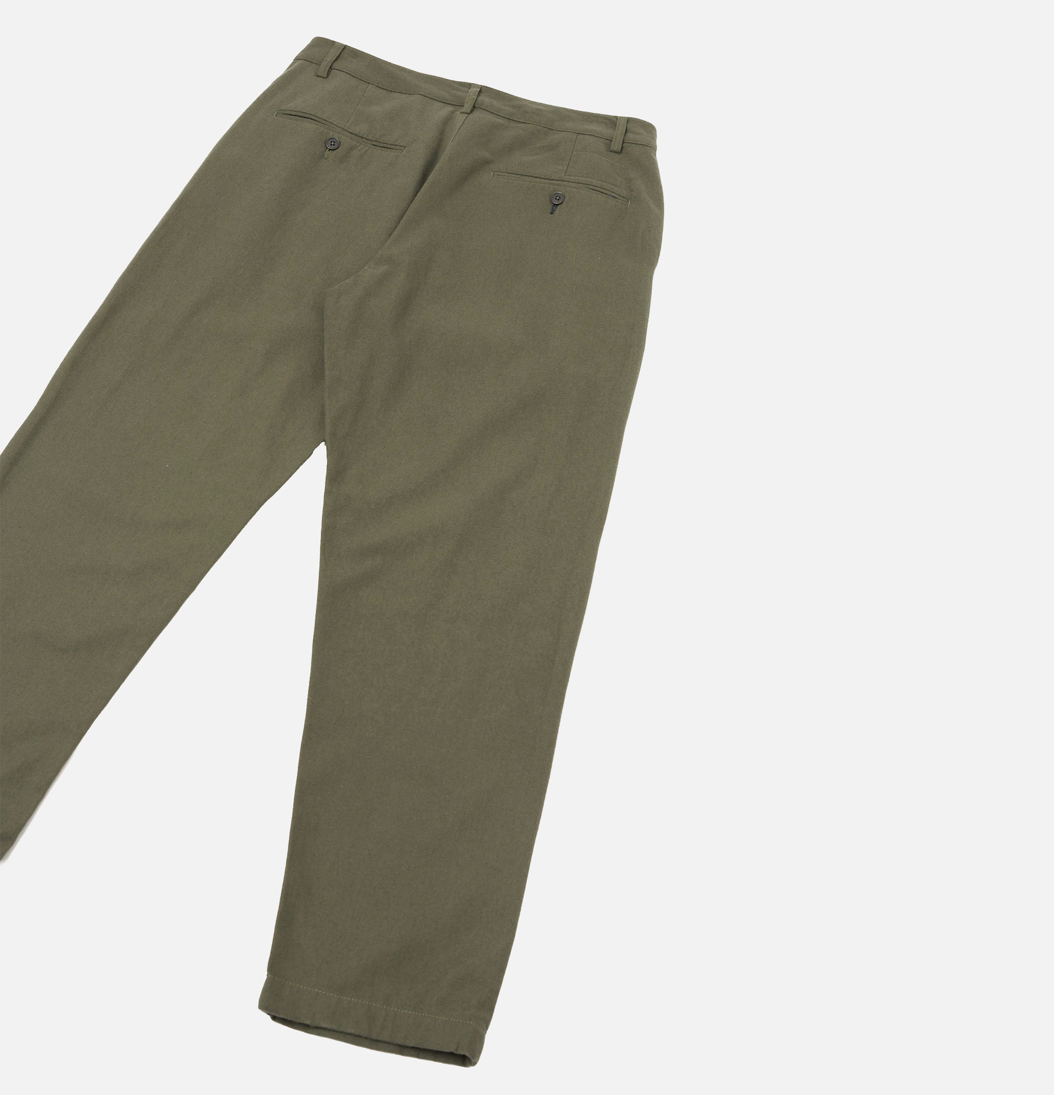 Universal Works Military Chino Brushed Moleskin Olive