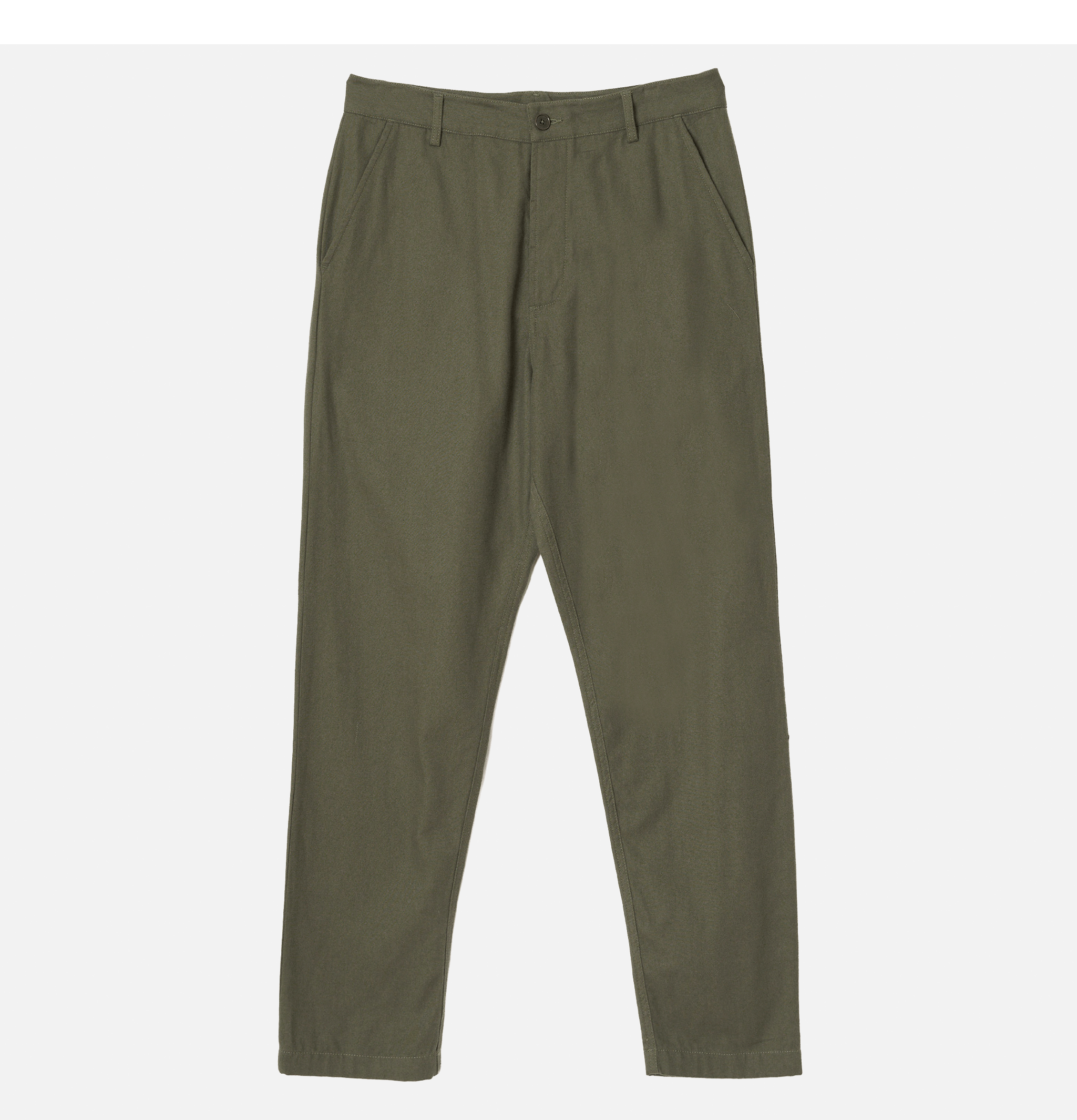 Universal Works Military Chino Brushed Moleskin Olive