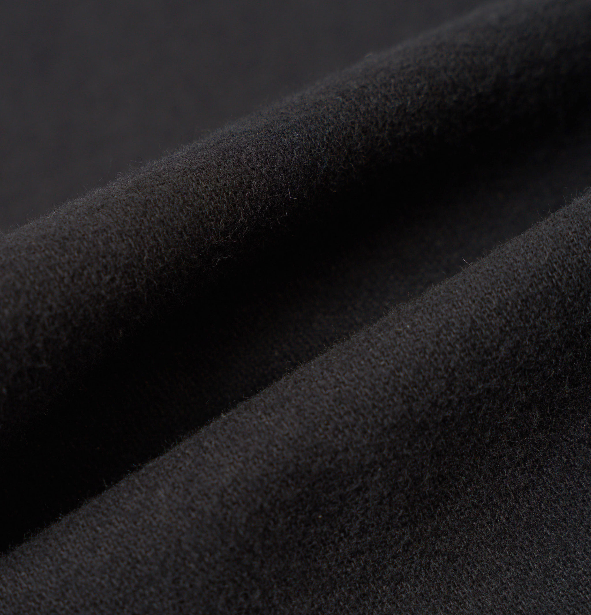 Universal Works Pleated Track Moleskin Pant Black