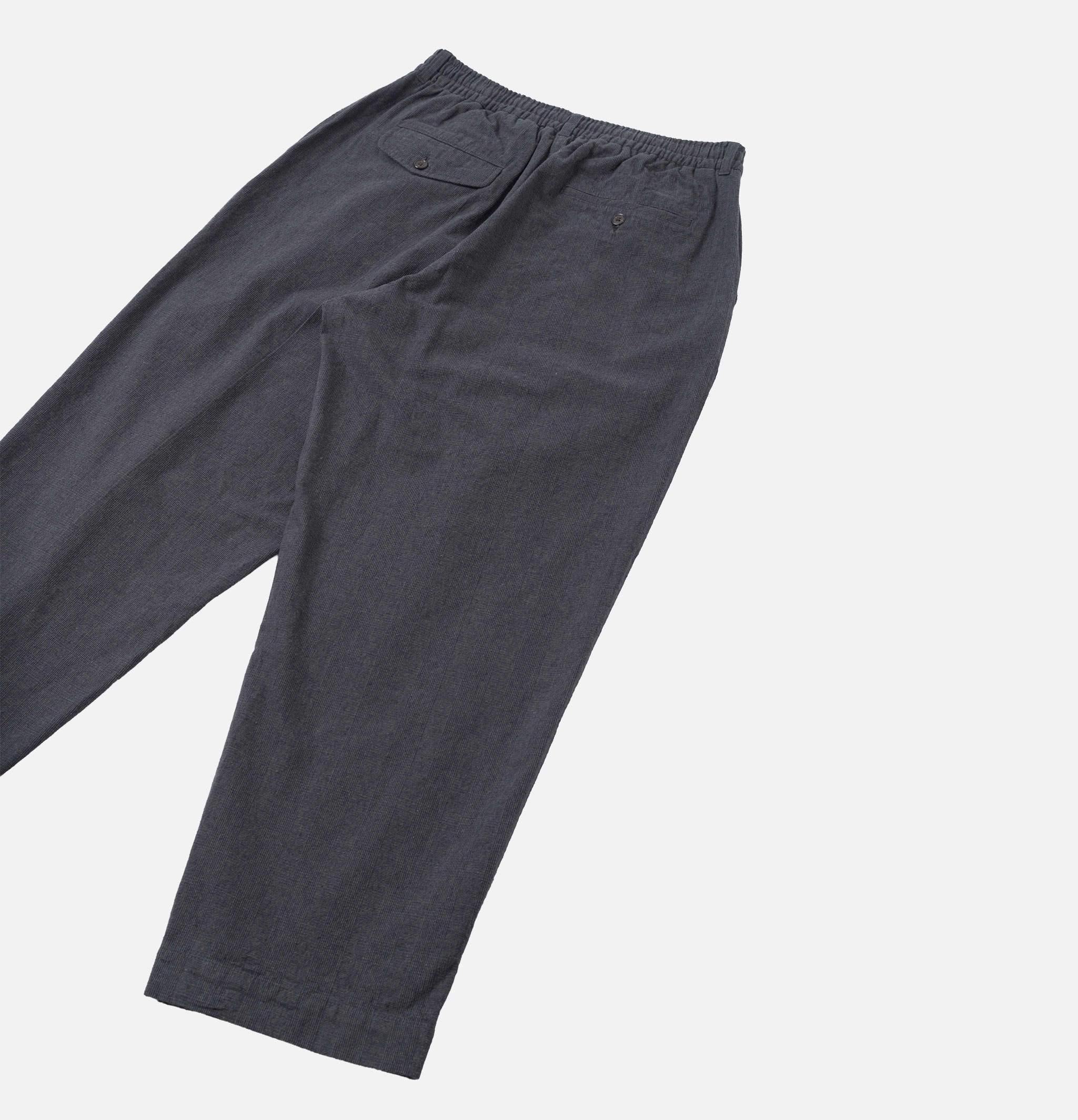 Universal Works Oxford Liverpool Check Gray Pants