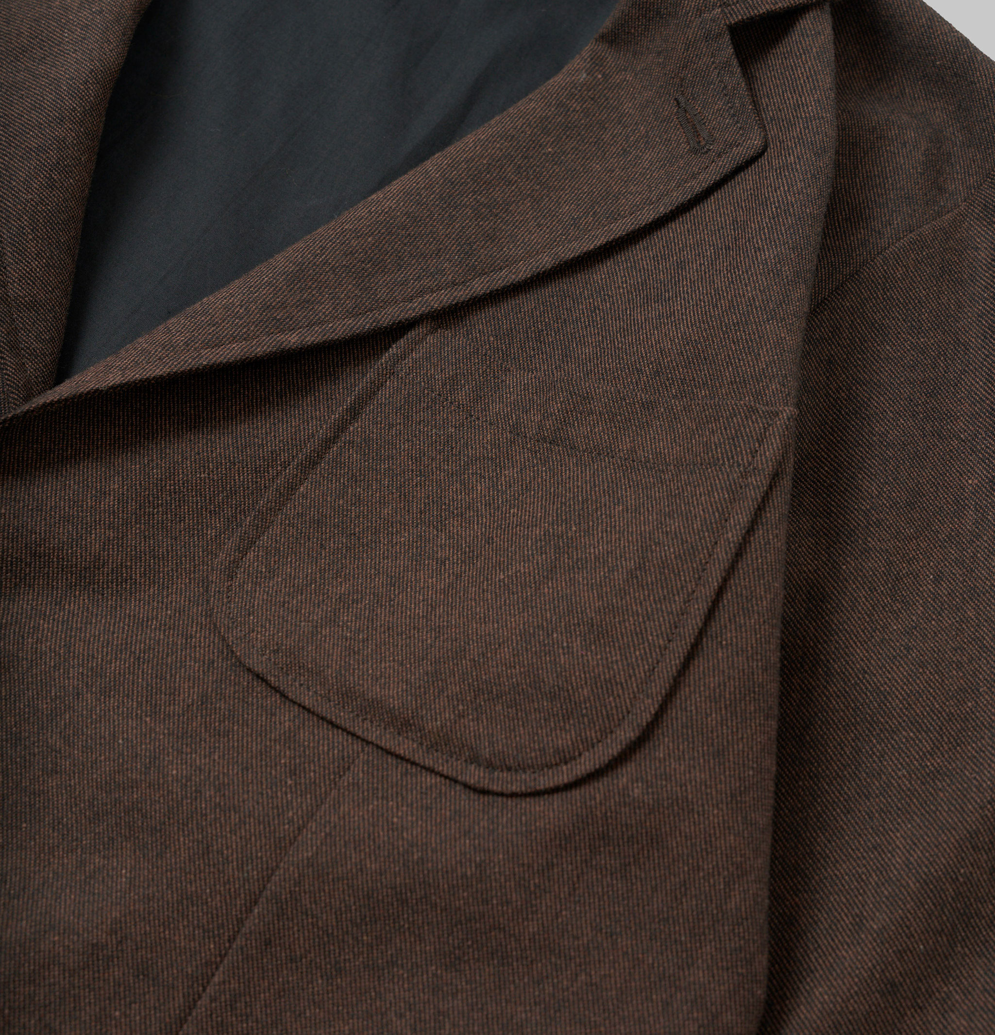 Universal Works Veste Two Button Tweed Brown
