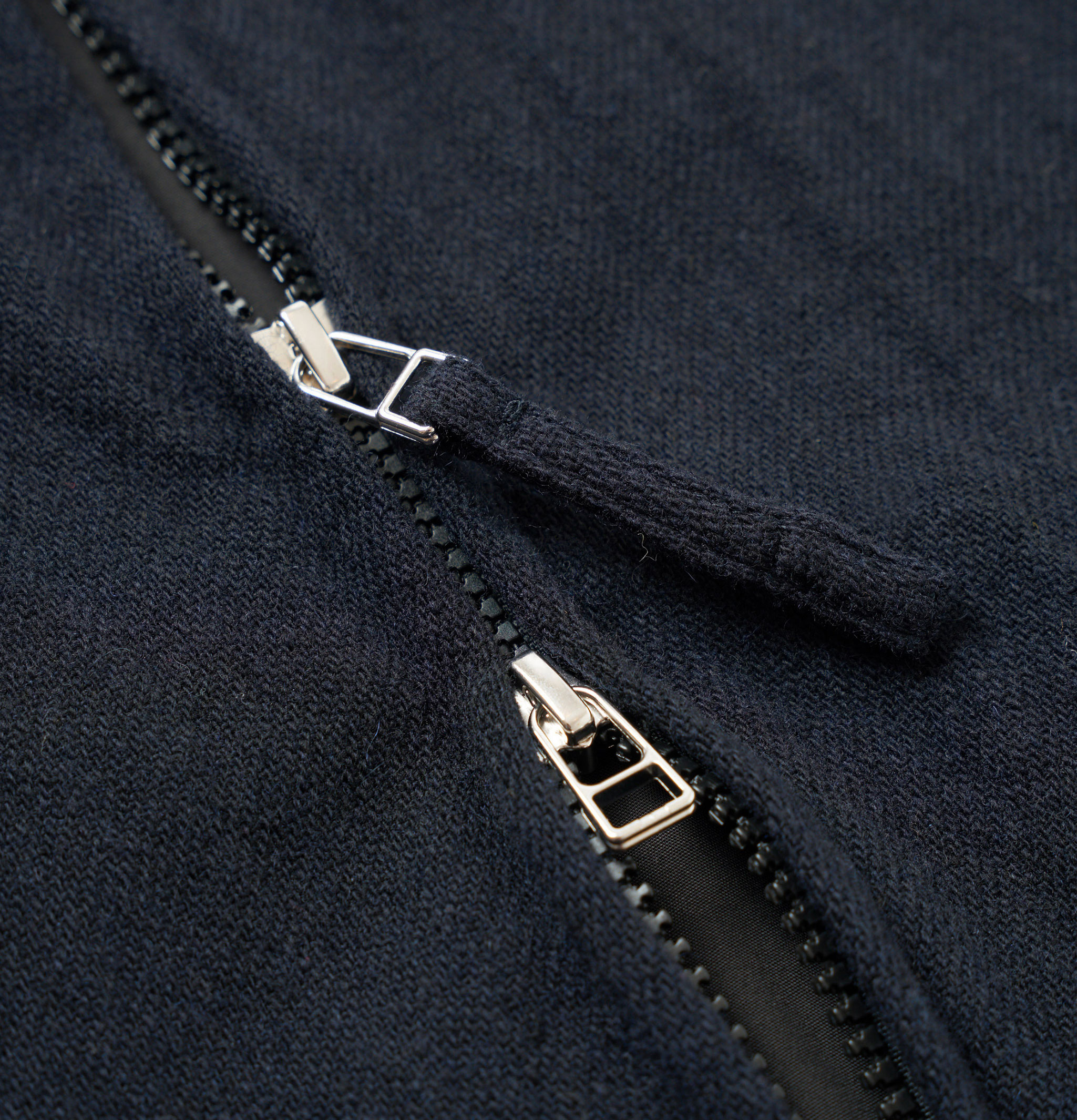Universal Works Veste Club Robin Wool Mix Dark Navy