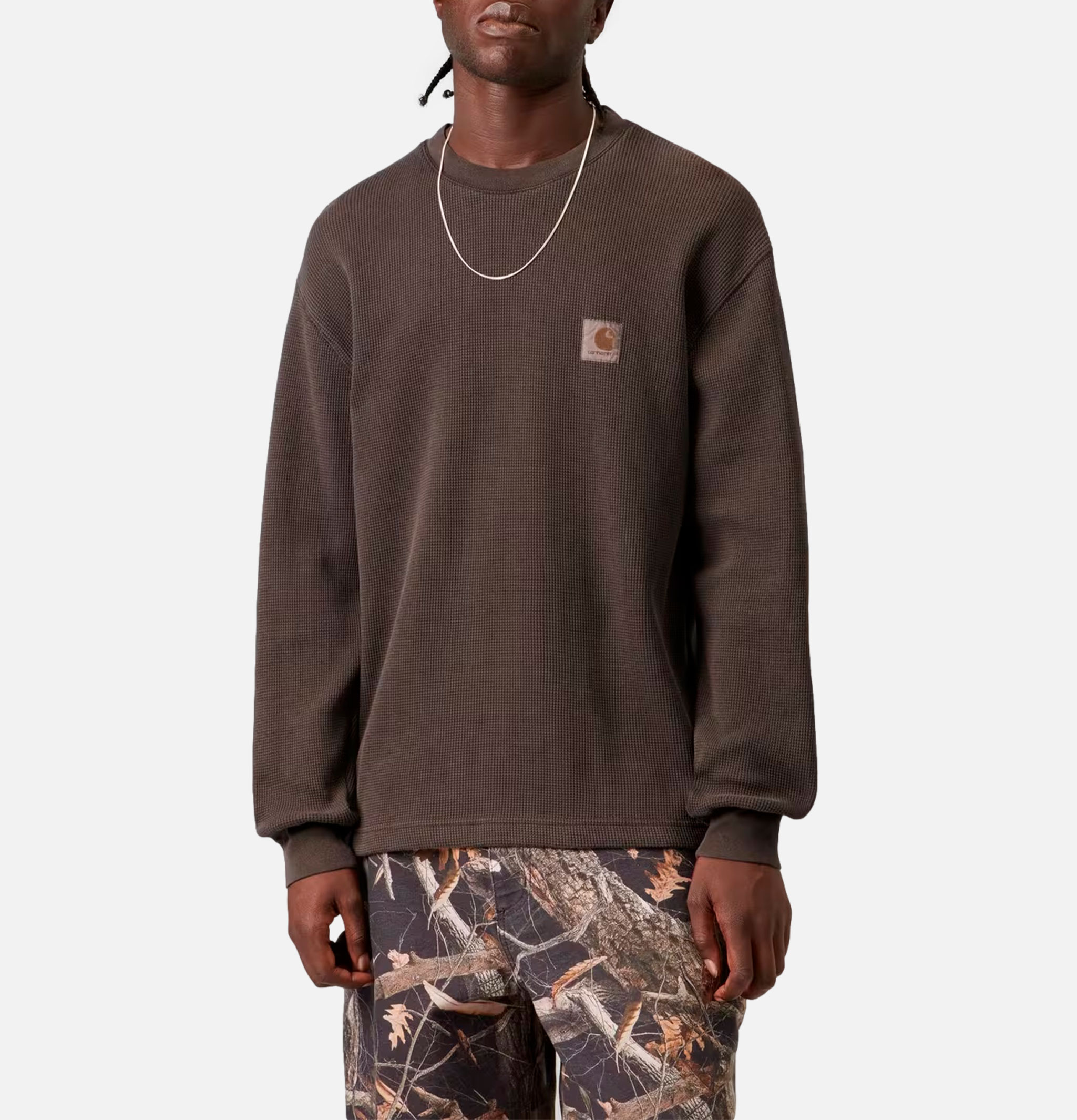 CARHARTT WIP Ls Vista Waffle Tobacco