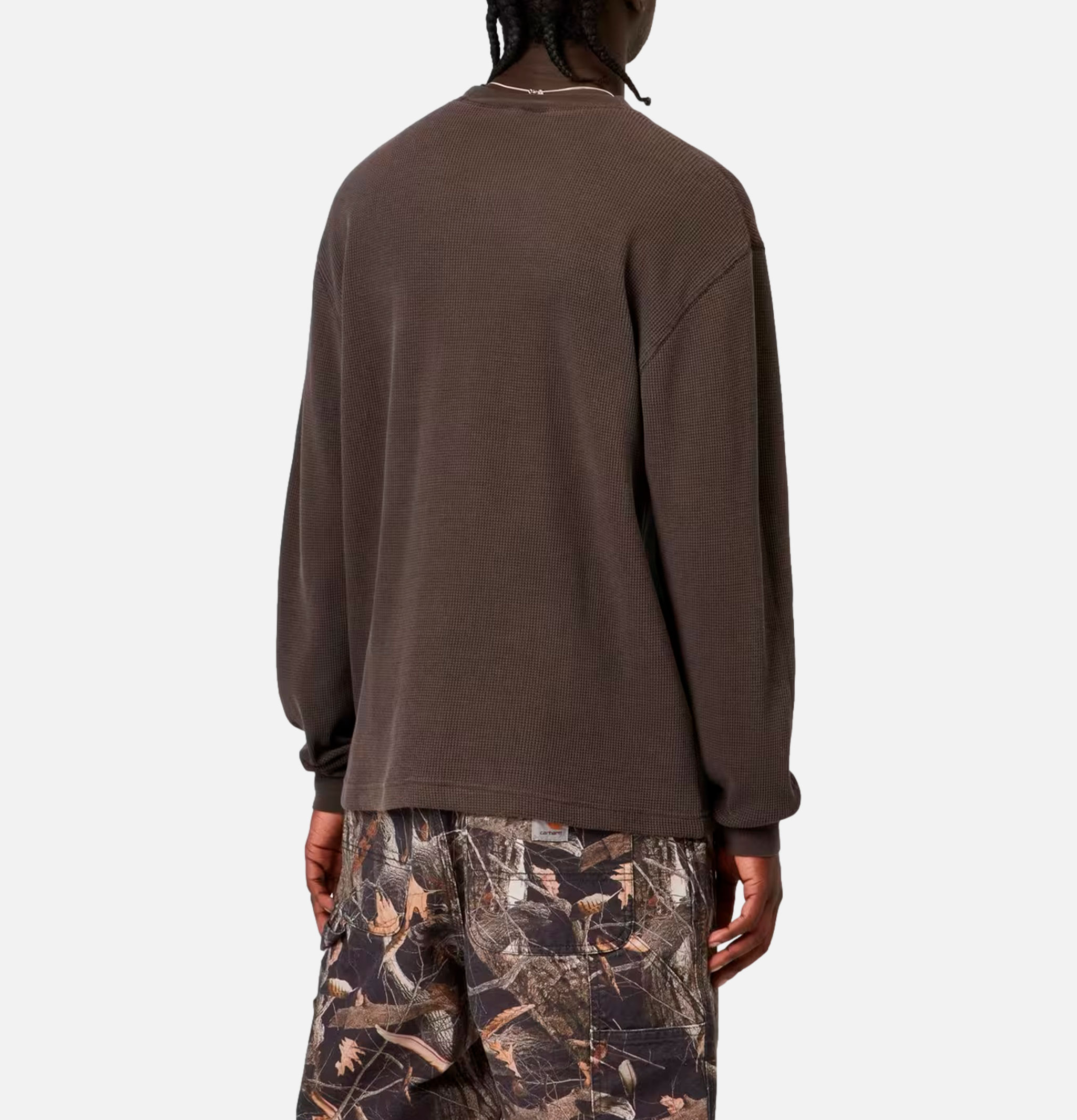 CARHARTT WIP Ls Vista Waffle Tobacco