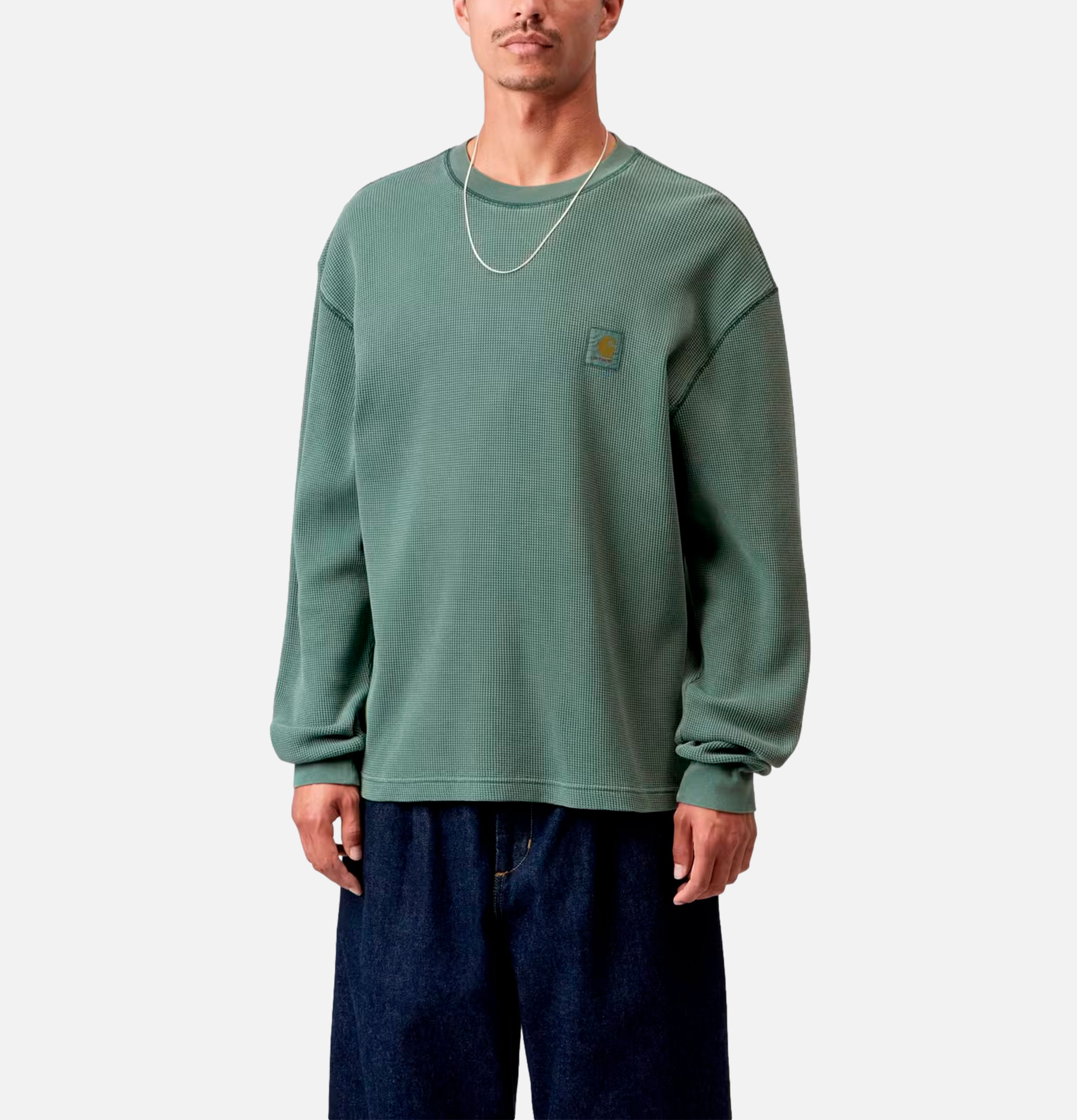 Carhartt WIP Ls Vista Waffle Dark Scarab