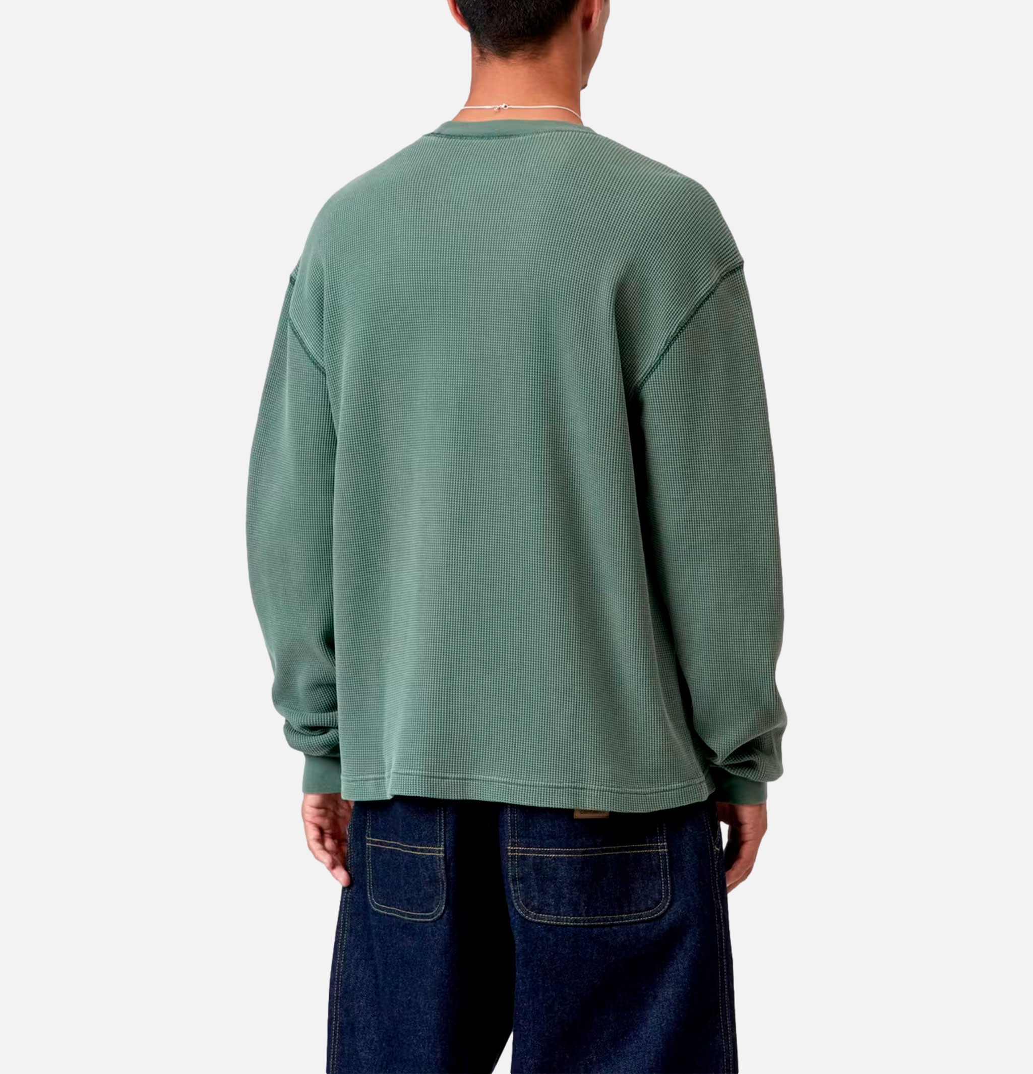 Carhartt WIP Ls Vista Waffle Dark Scarab