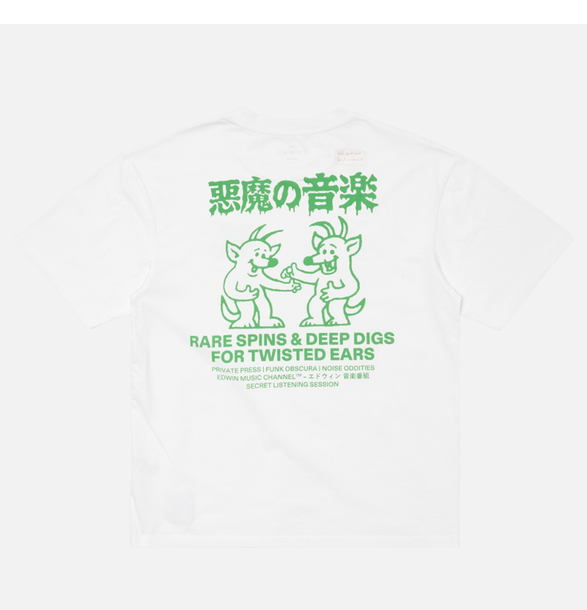 Edwin Rare Spins Tee White