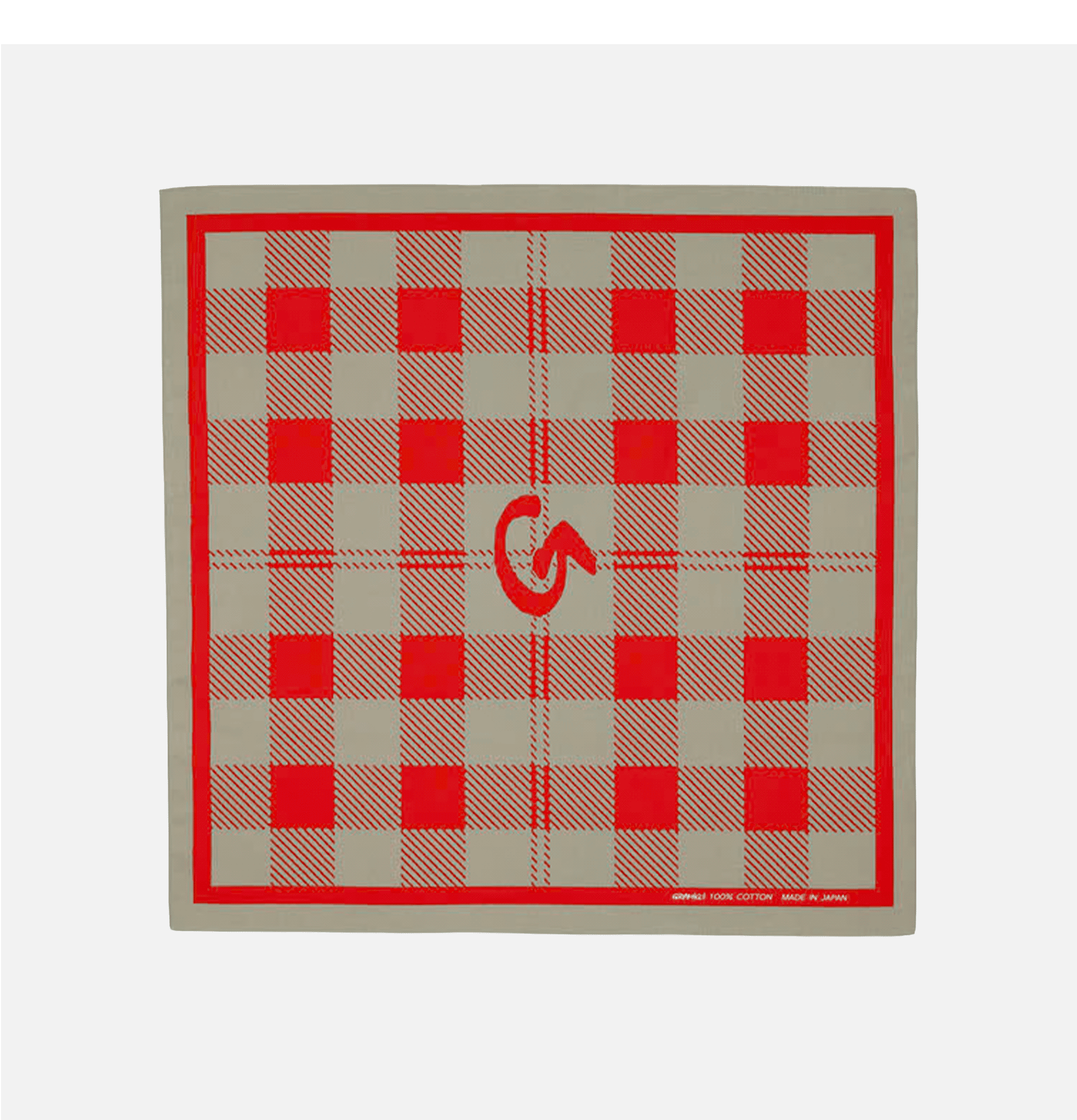 Gramicci Plaid Bandana Crimson