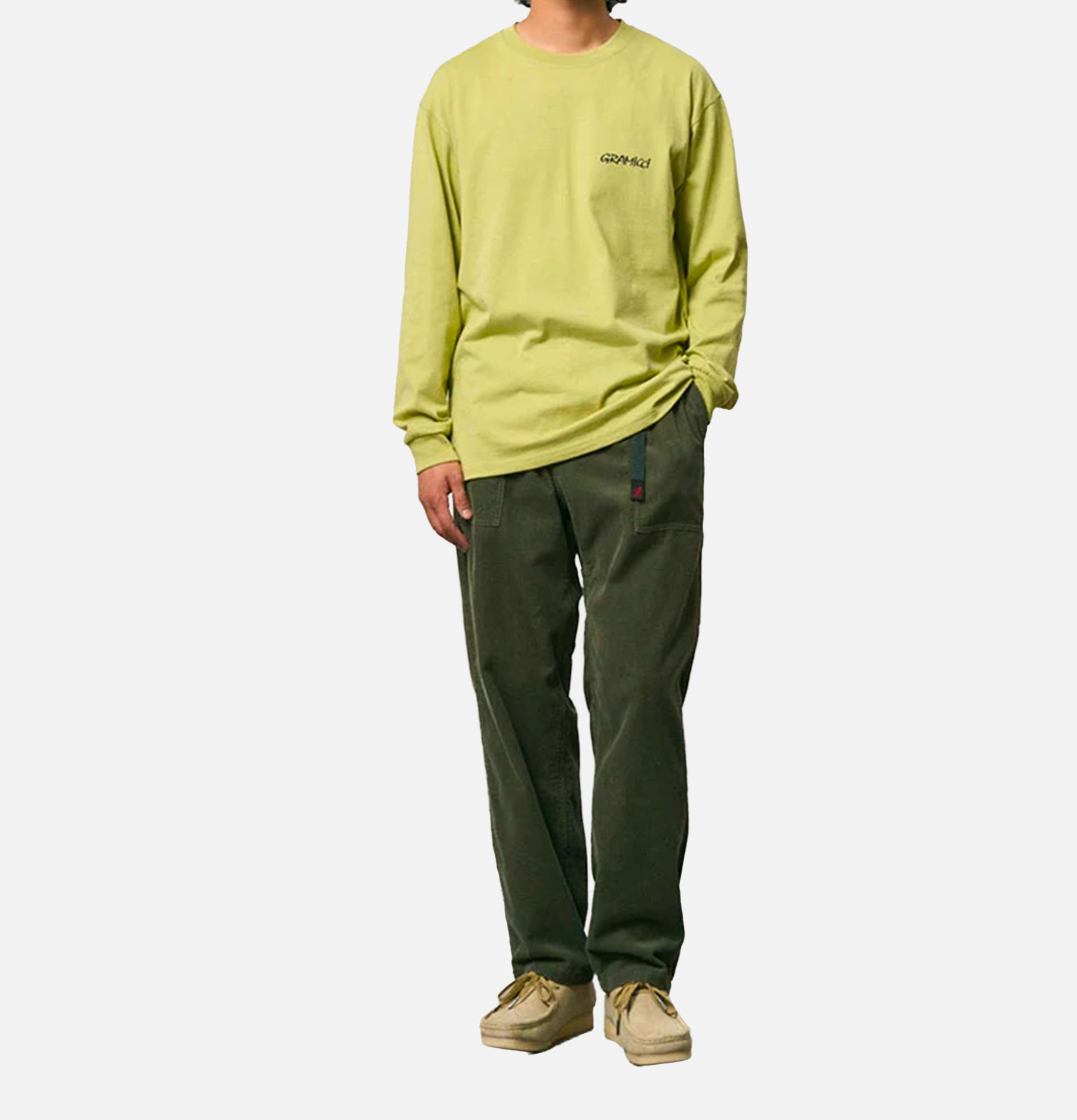 Gramicci Corduroy Loose Tapered Ridge Pant Toned Olive