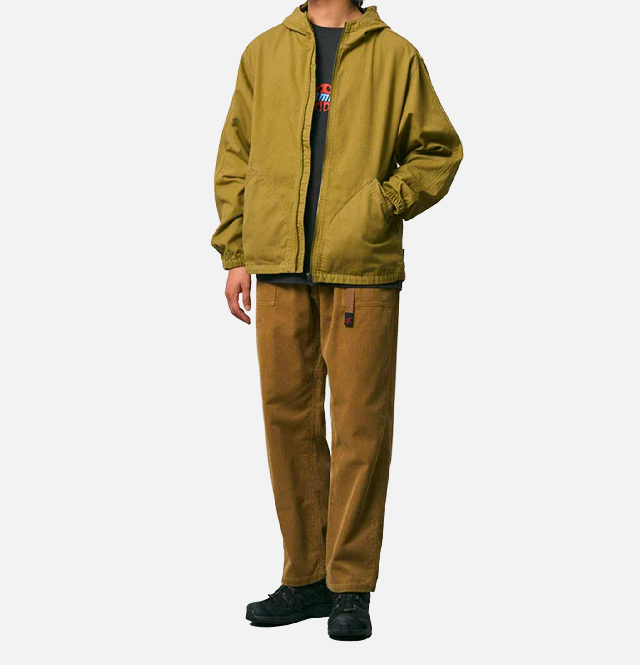 Gramicci Corduroy Loose Tapered Ridge Pant Tan