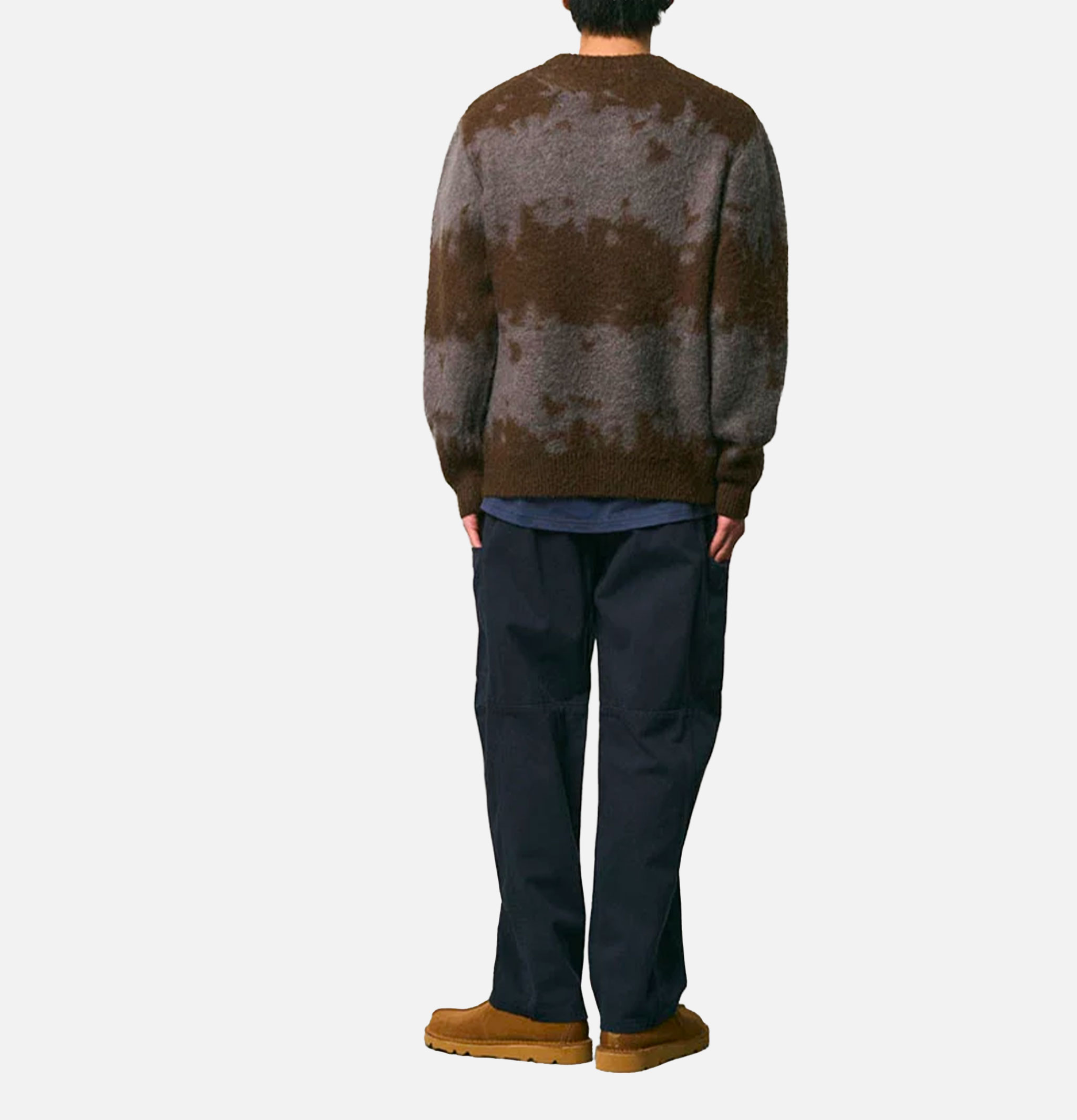 Gramicci Mohair Splatter Sweater Slate