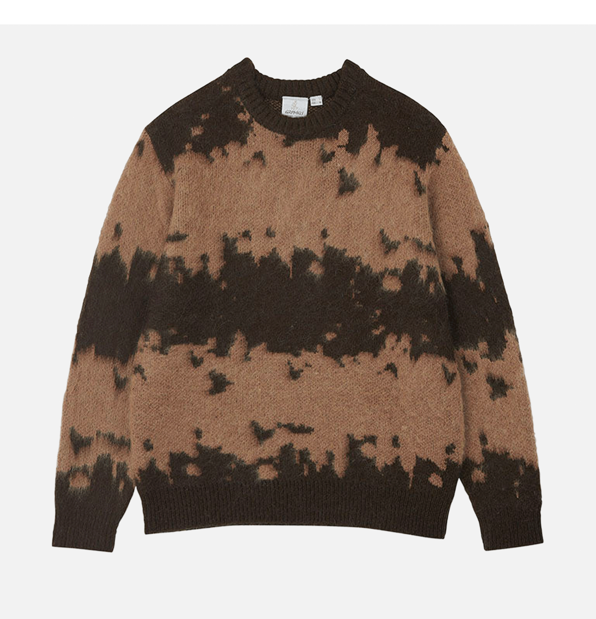 Gramicci Mohair Splatter Sweater Taupe