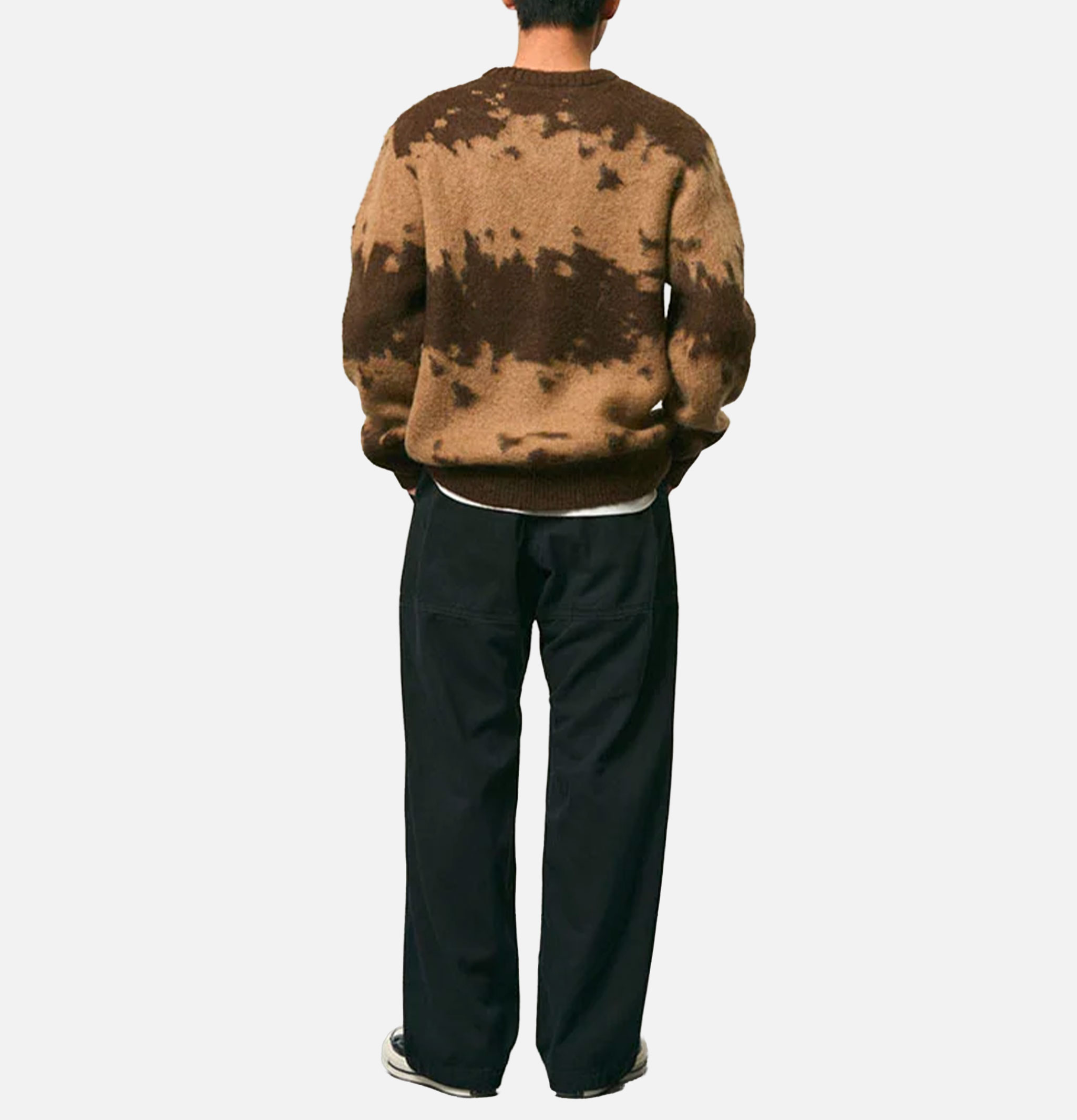 Gramicci Mohair Splatter Sweater Taupe