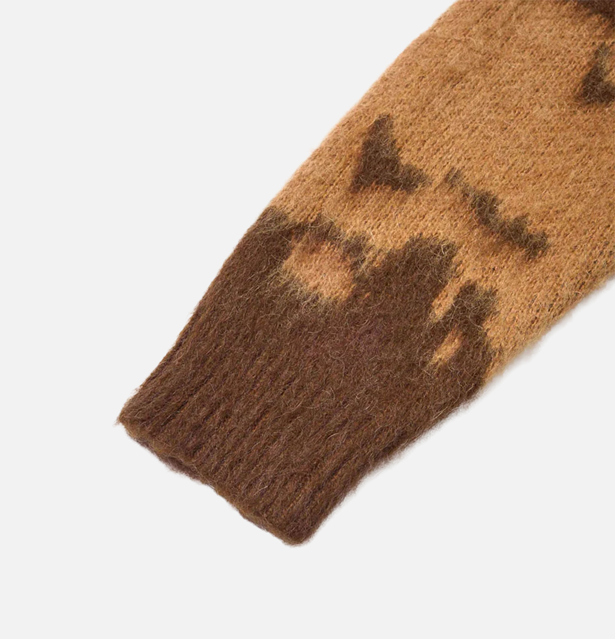 Gramicci Mohair Splatter Sweater Taupe