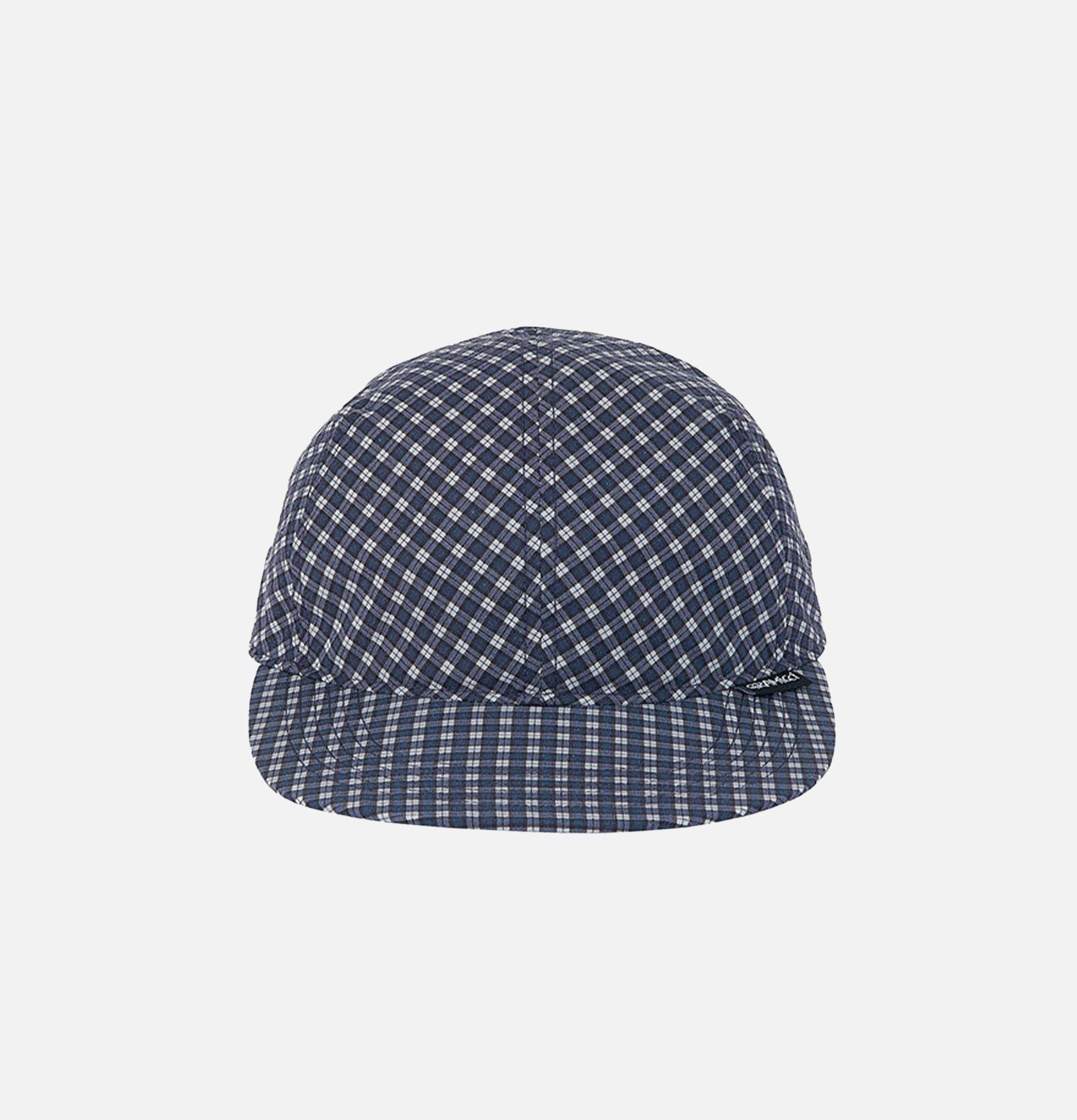 Gramicci Mini Navy Check Nylon Cap
