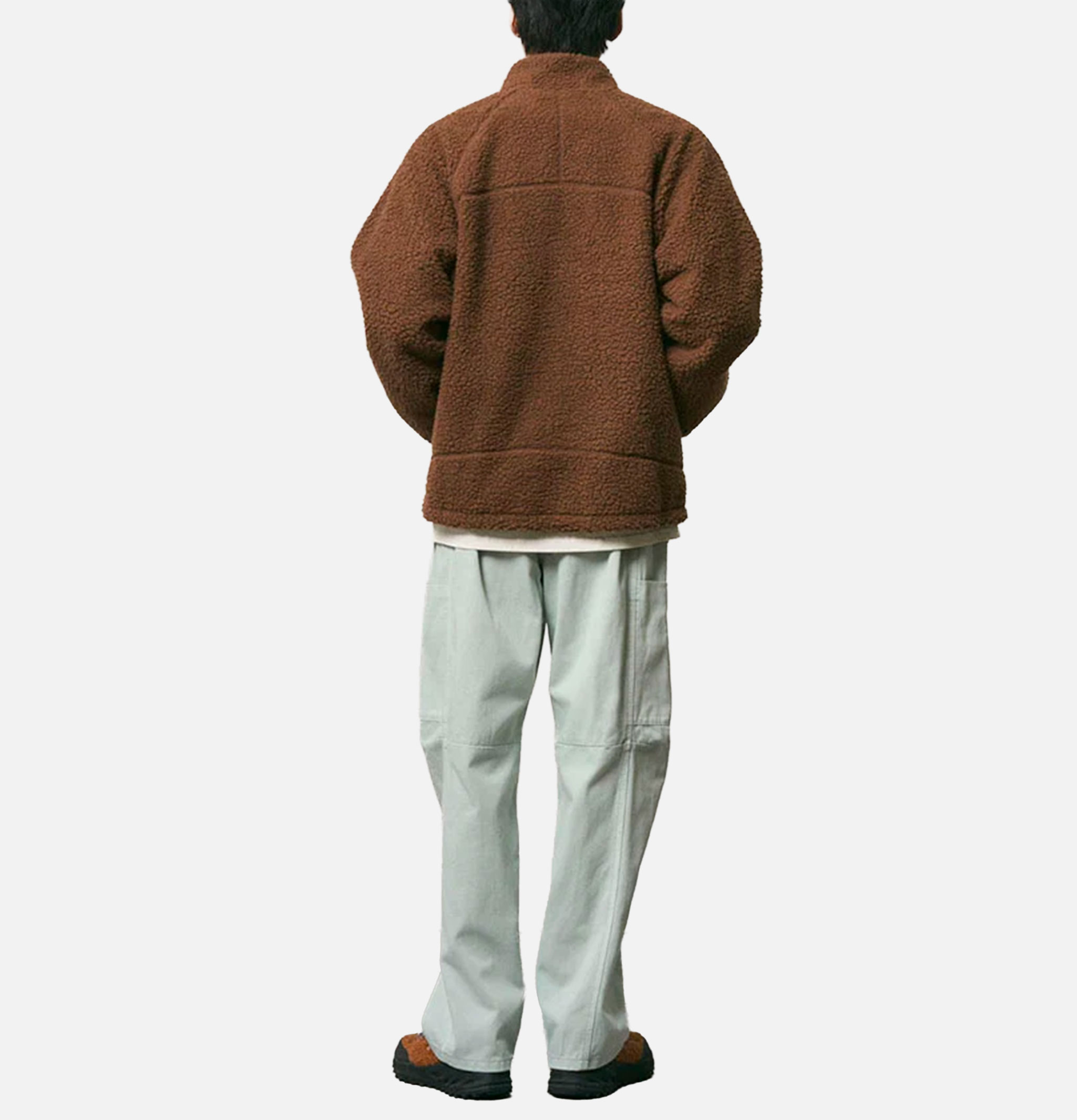 Gramicci Reversible Sherpa Jacket, Dark Brown/Black