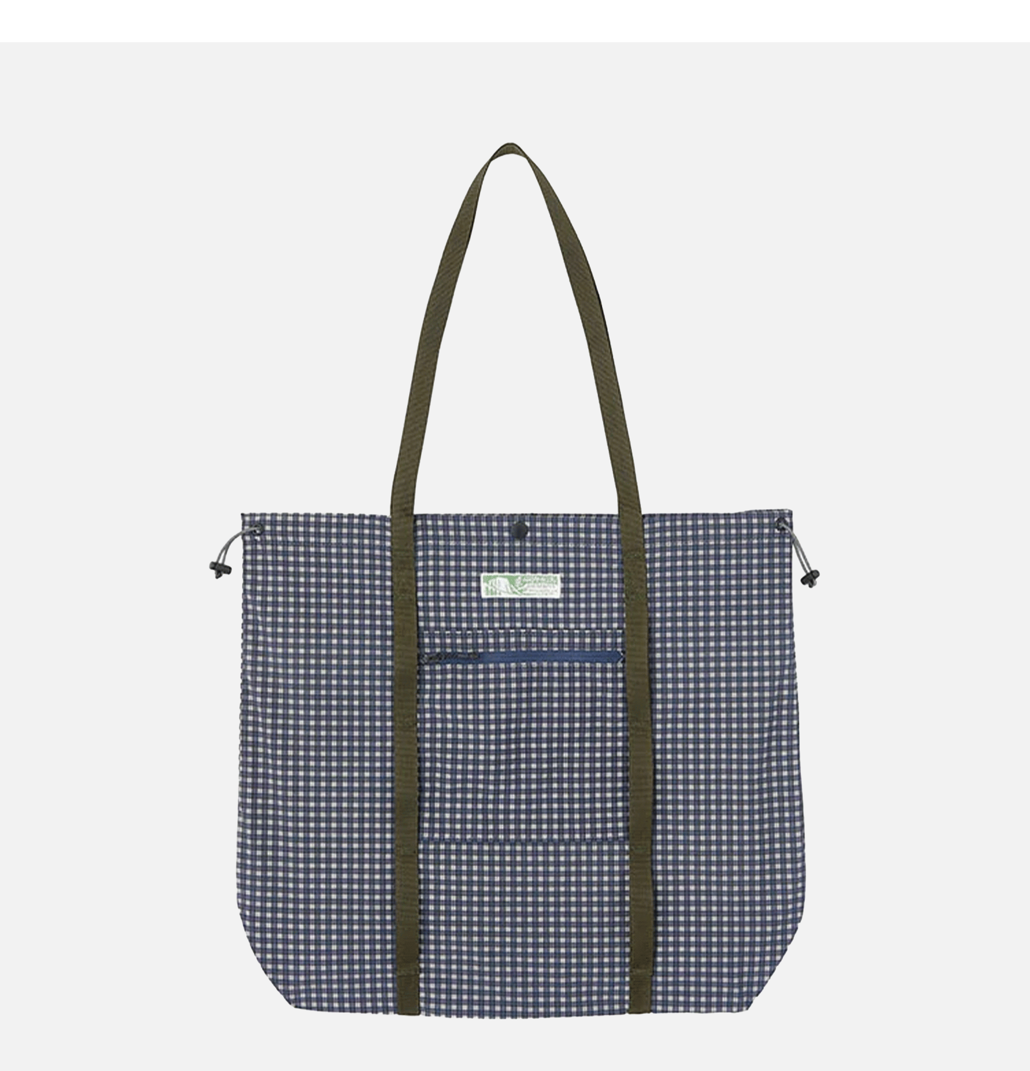 Gramicci Tote Bag Utility Check Navy