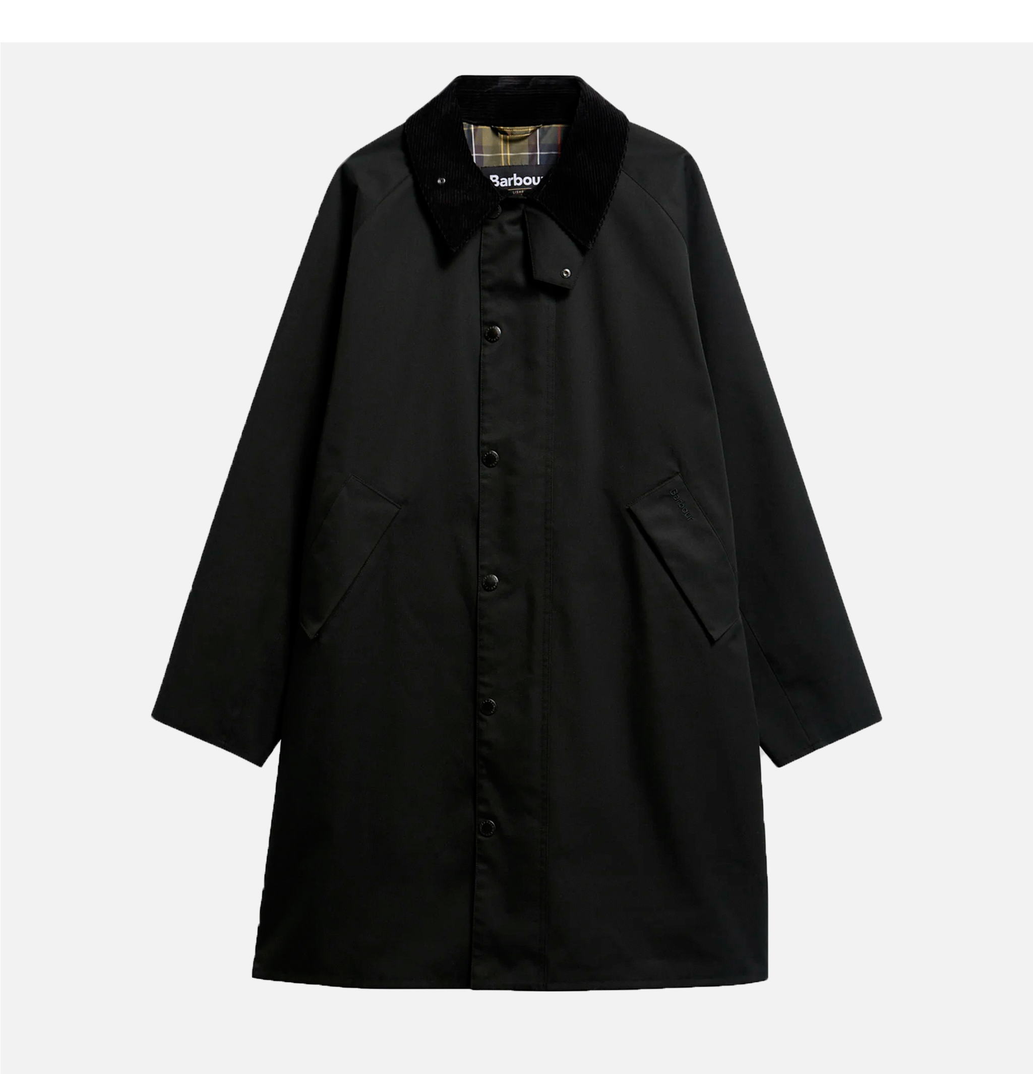 Barbour Long Transport Jacket Black