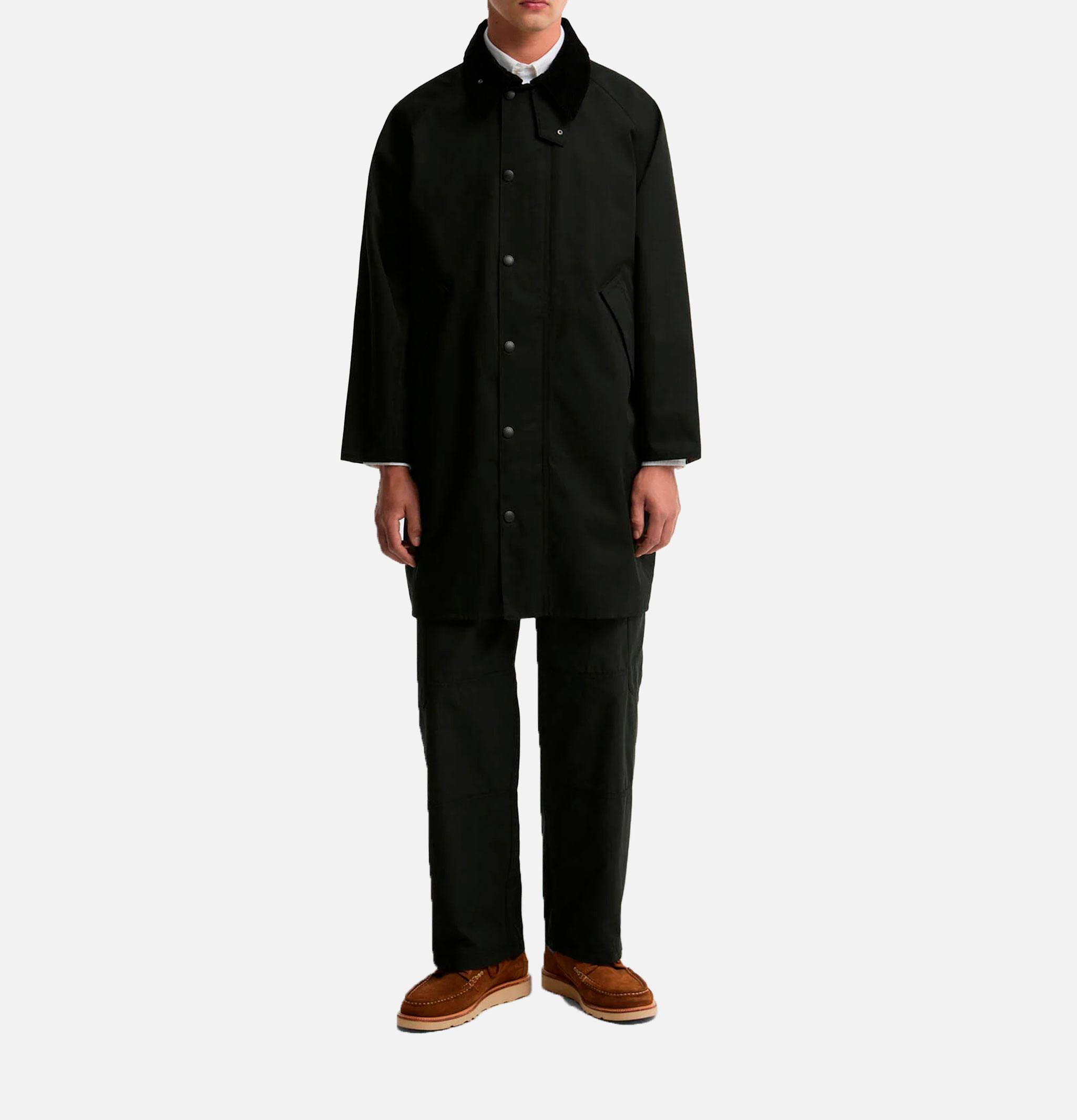 Barbour Long Transport Jacket Black