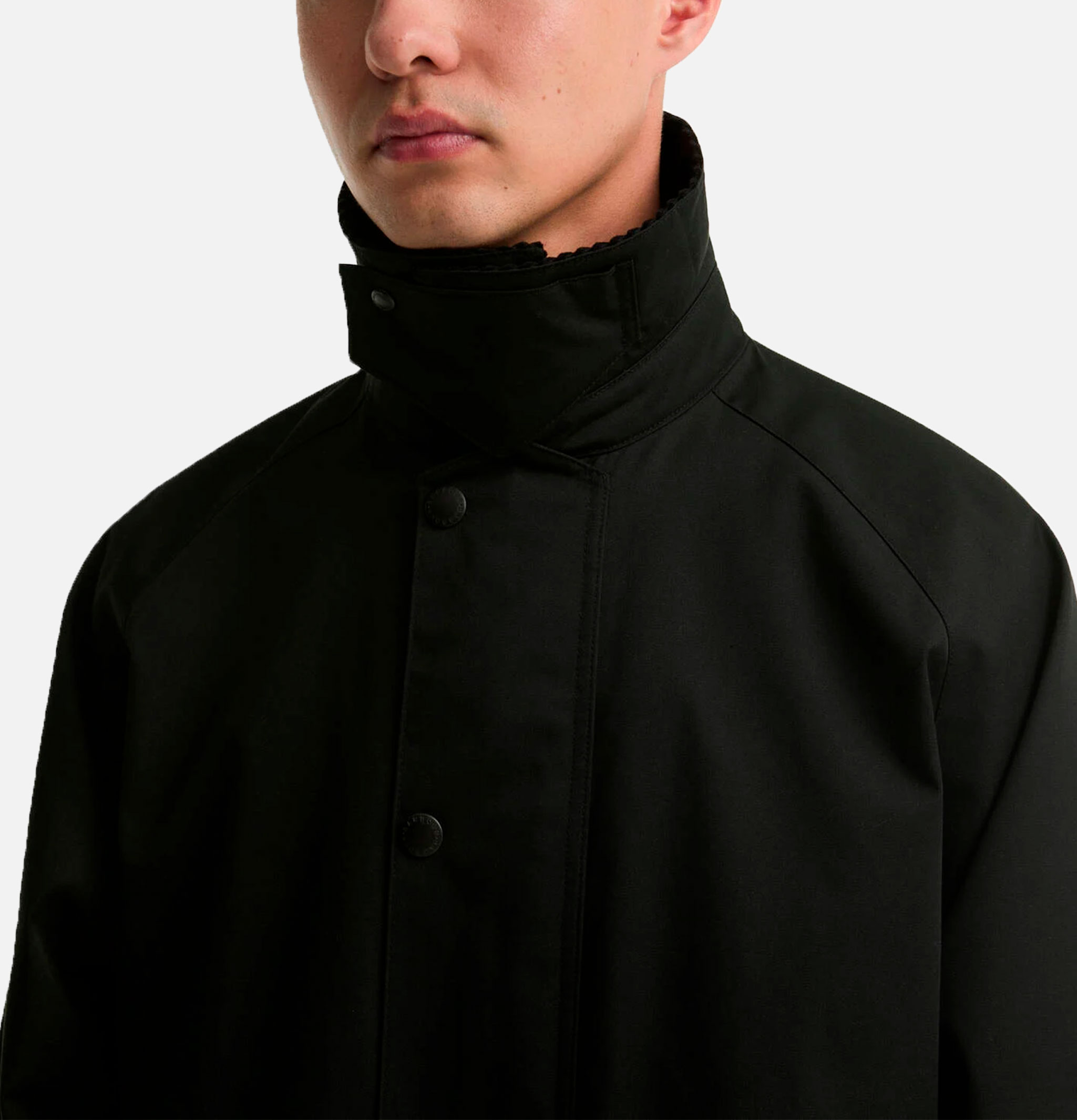 Barbour Long Transport Jacket Black