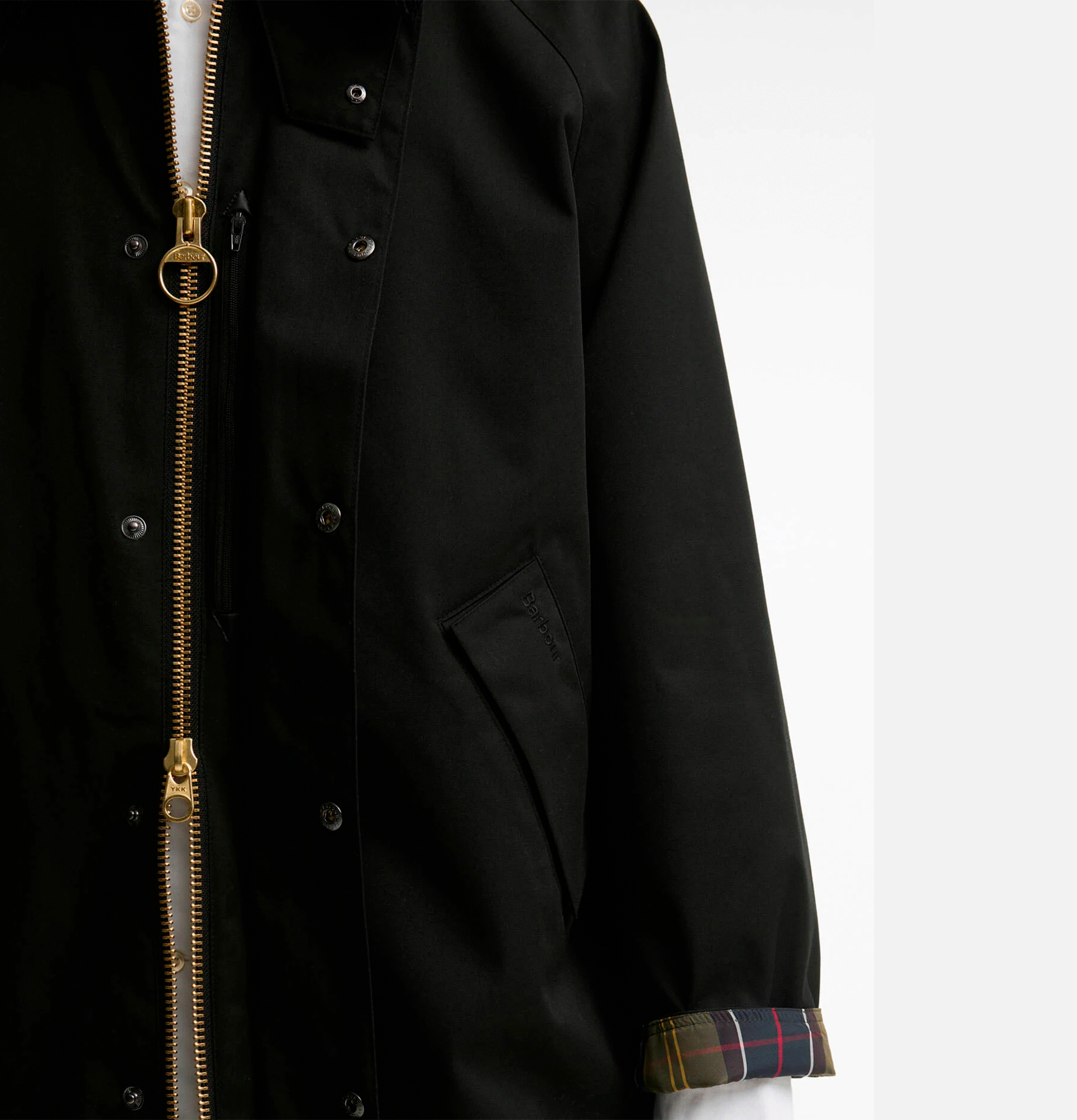 Barbour Long Transport Jacket Black
