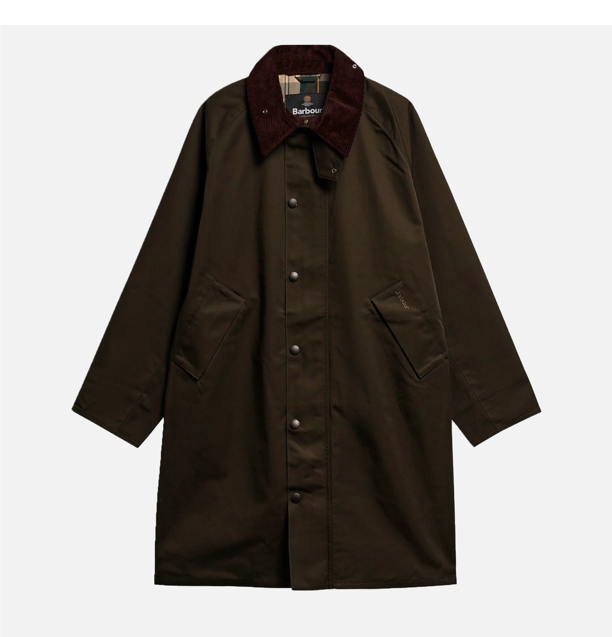 Barbour Long Transport Jacket Sage