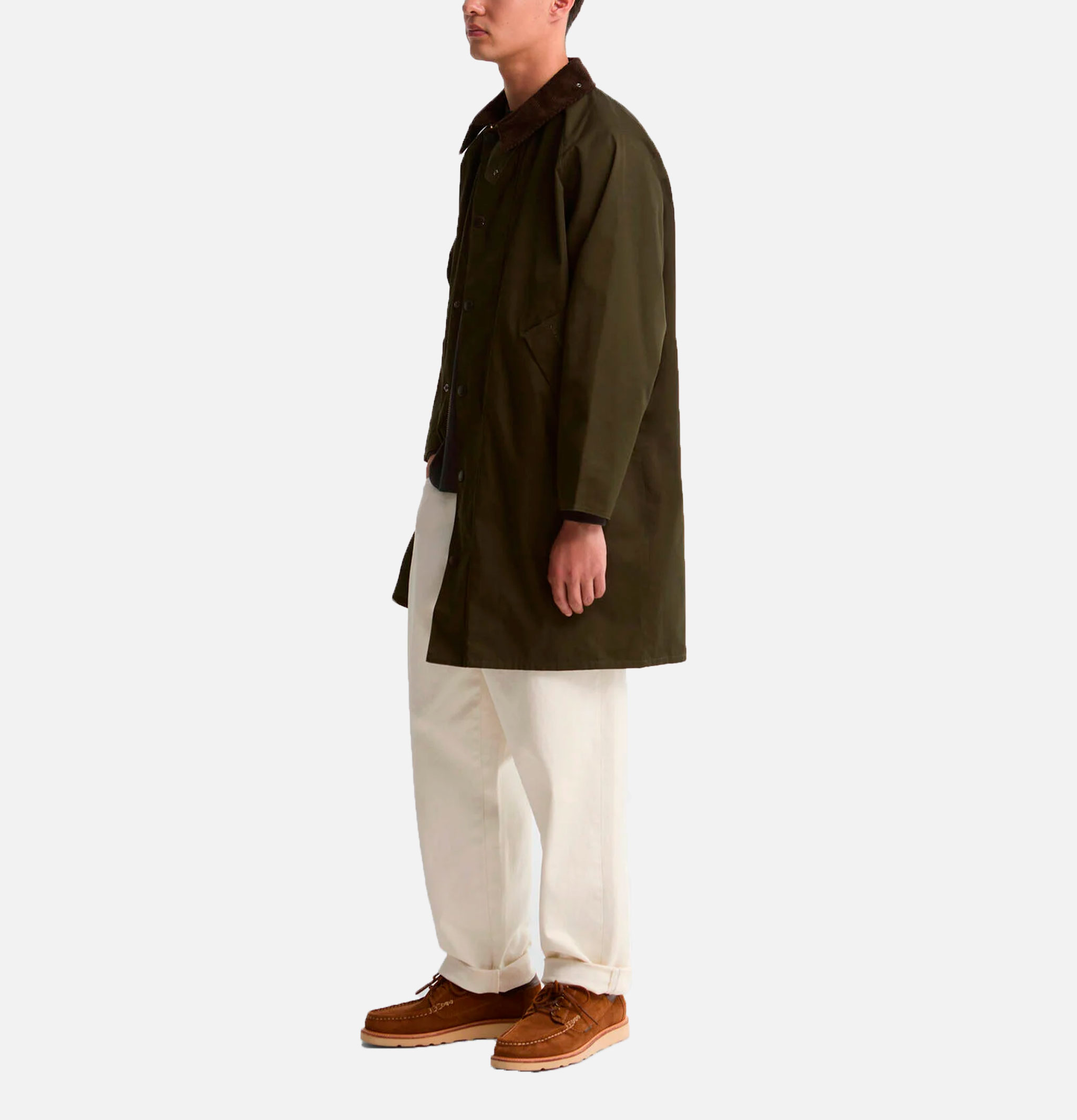 Barbour Long Transport Jacket Sage