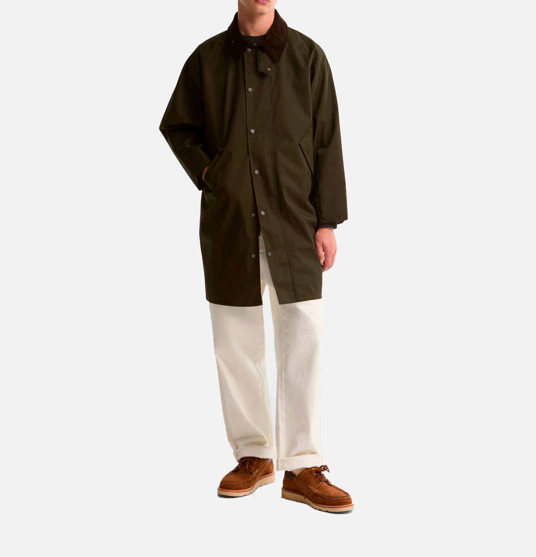 Barbour Long Transport Jacket Sage