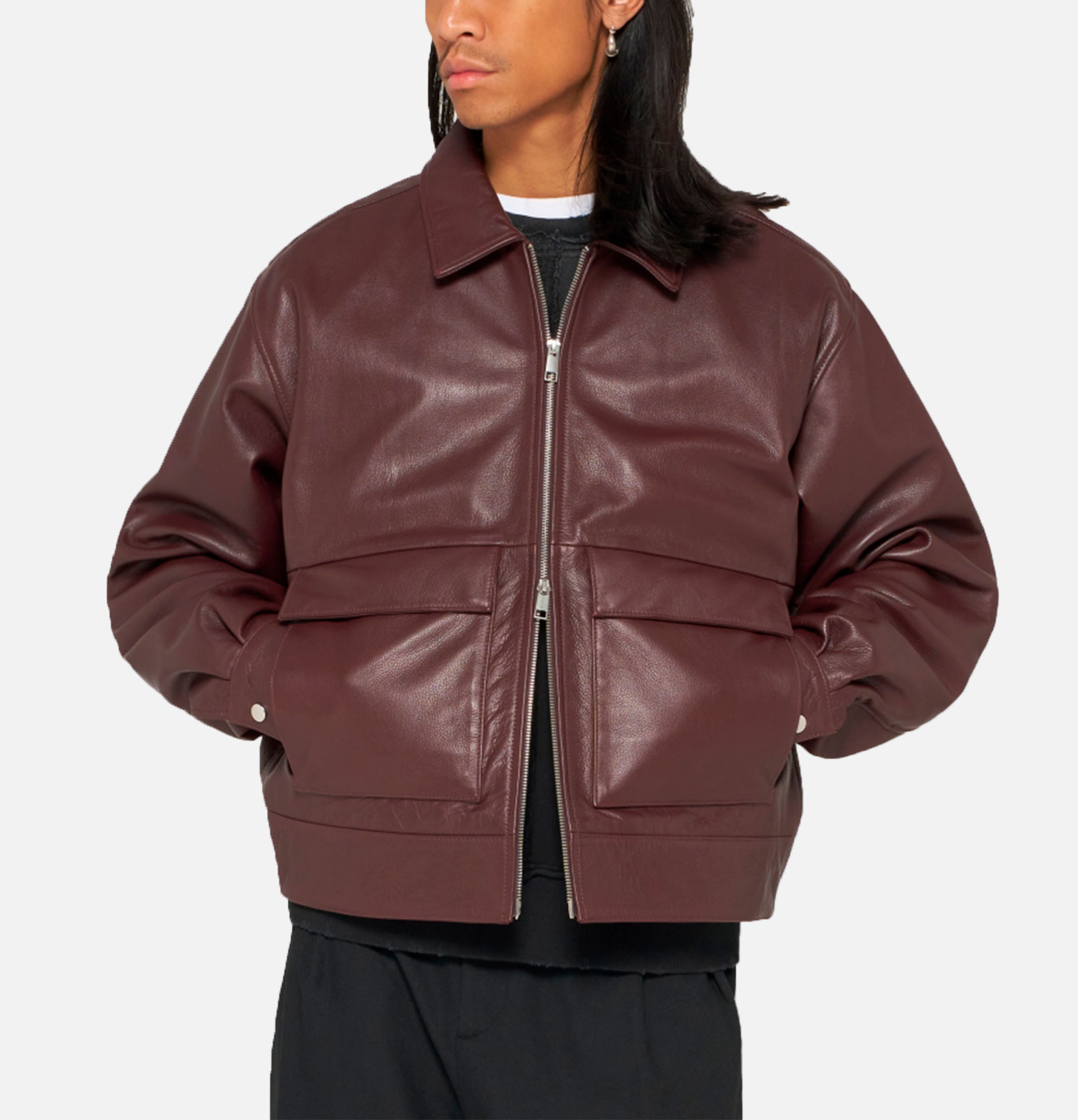 Edwin Dogma Jacket Brown Burgundy