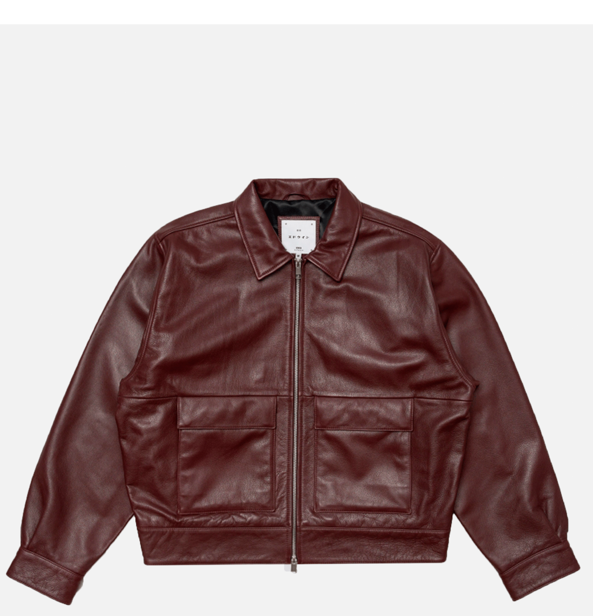 Edwin Dogma Jacket Brown Burgundy