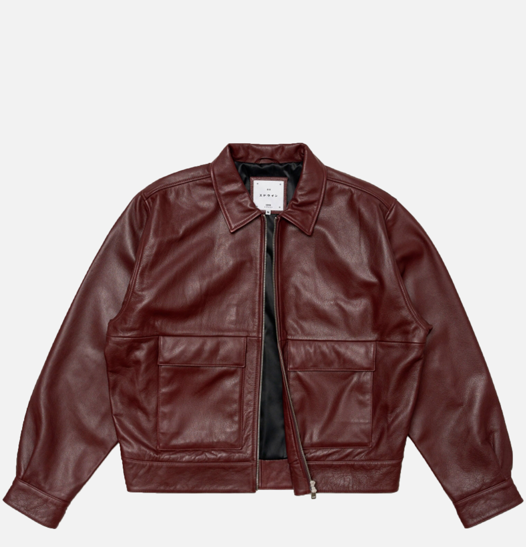 Edwin Dogma Jacket Brown Burgundy