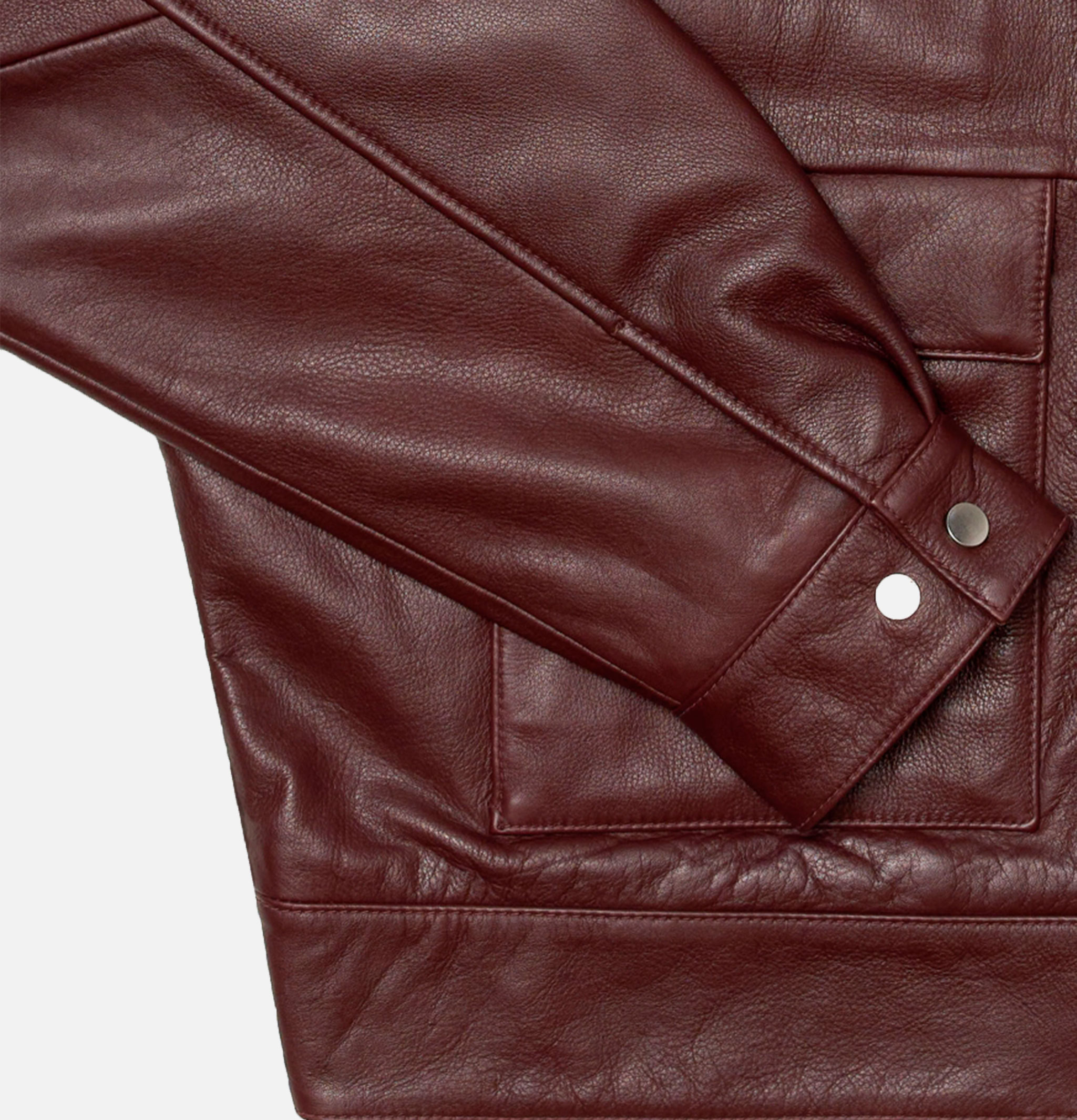Edwin Dogma Jacket Brown Burgundy