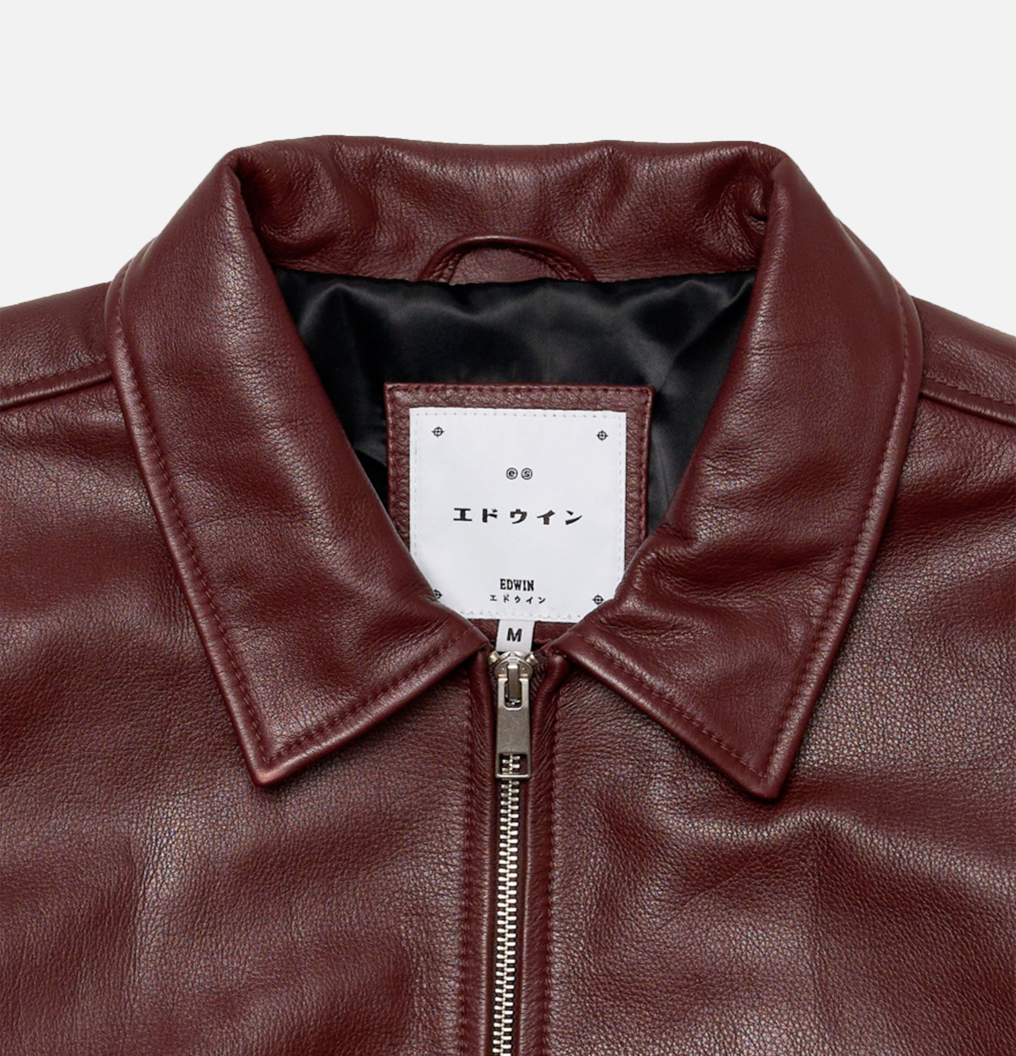Edwin Dogma Jacket Brown Burgundy